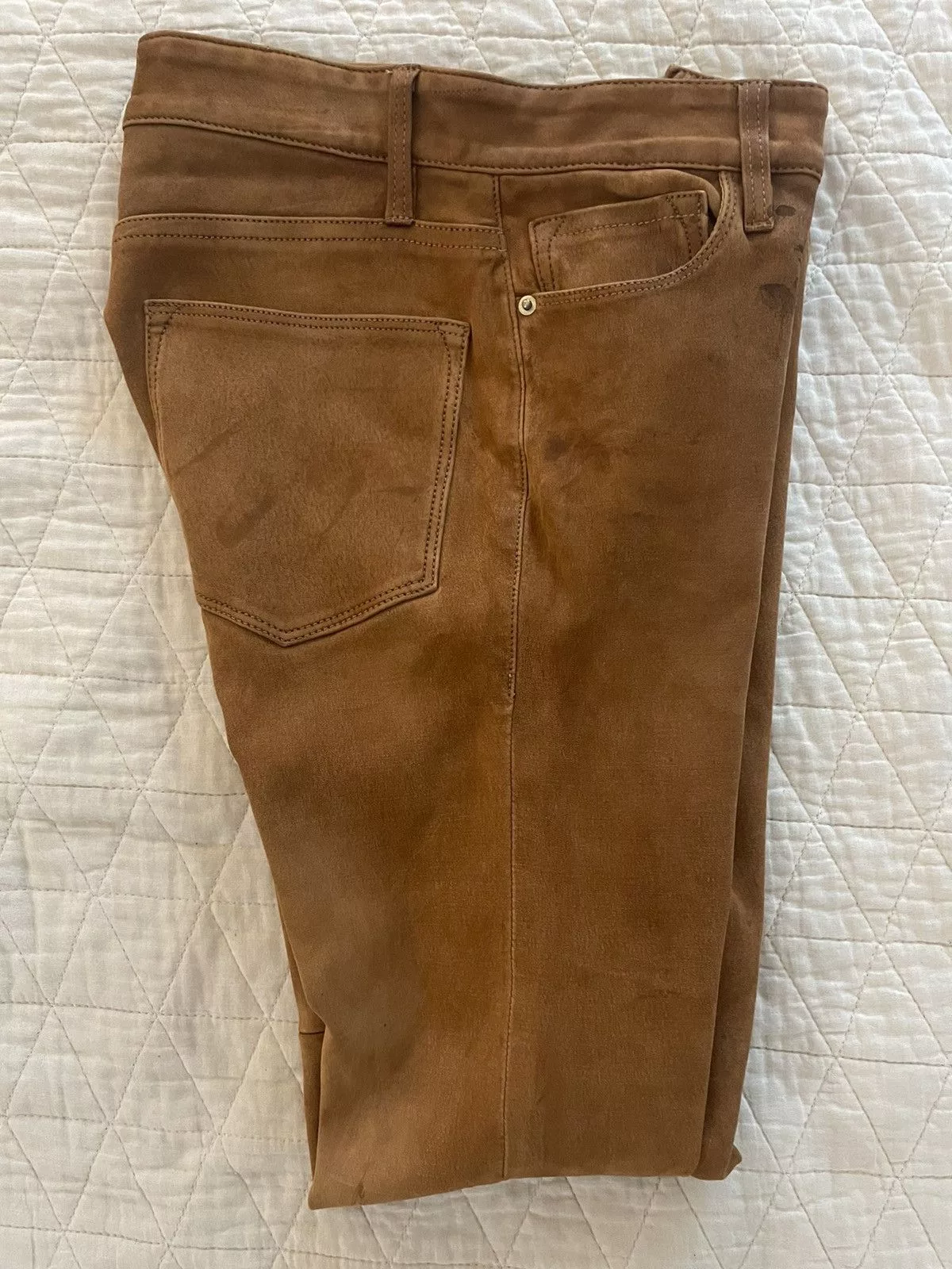 Frame Jeans Frame Le High Skinny Leather Jean Brown