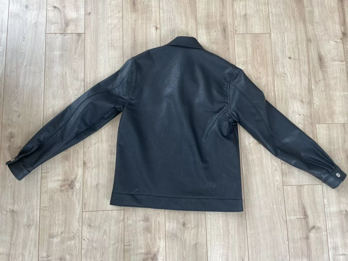 Sefr Leather Jackets Sefr Séfr Black Pleather Jacket