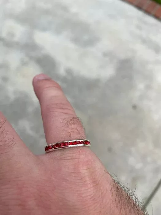Other Jewelry Watches Other Silver Ruby Ring (PVD)