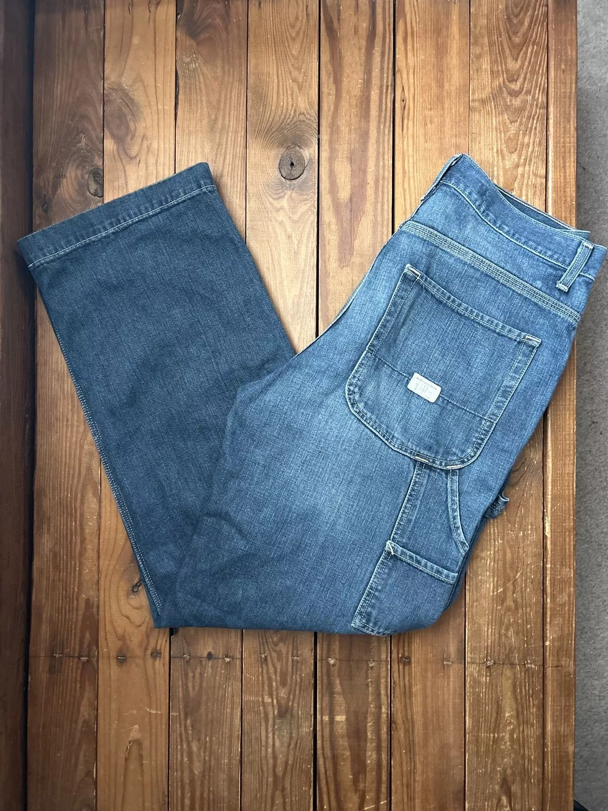 Gap Denim Gap × Vintage Vintage 90s Gap Baggy Carpenter Skate Blue Denim Jeans Streetwear