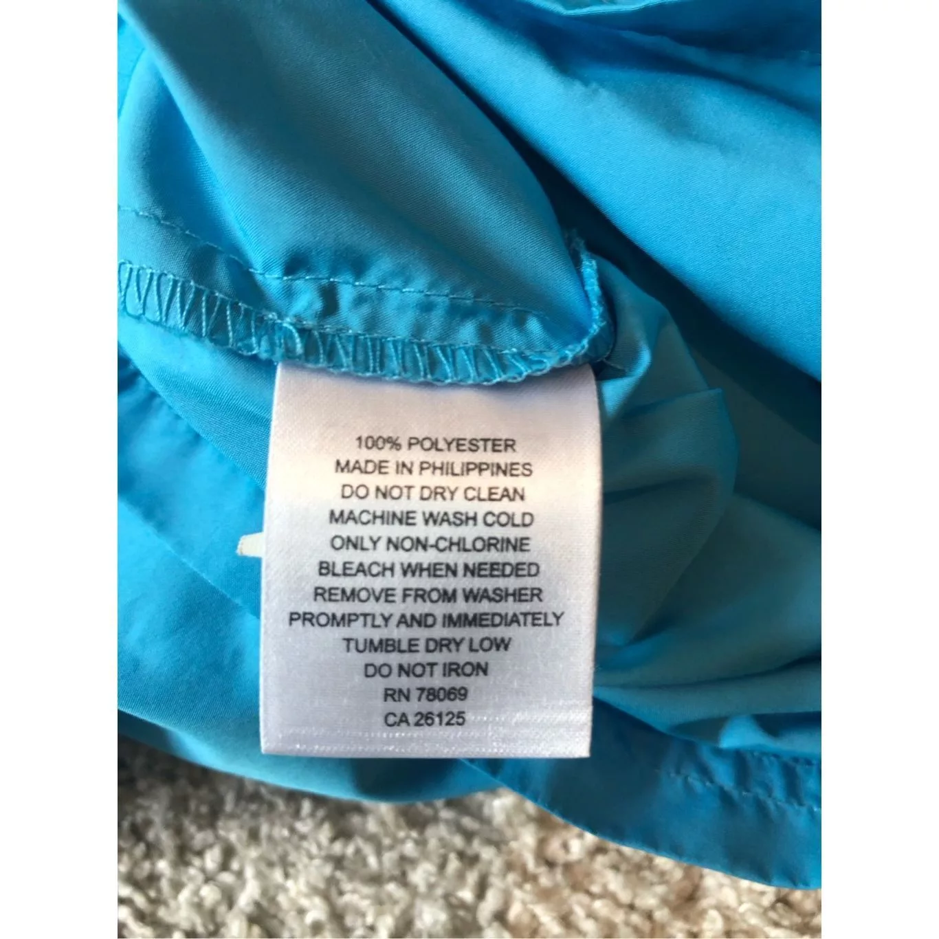 Ashworth Coats Ashworth Women’s Blue Zip Up Lightweight Windbreaker Jacket