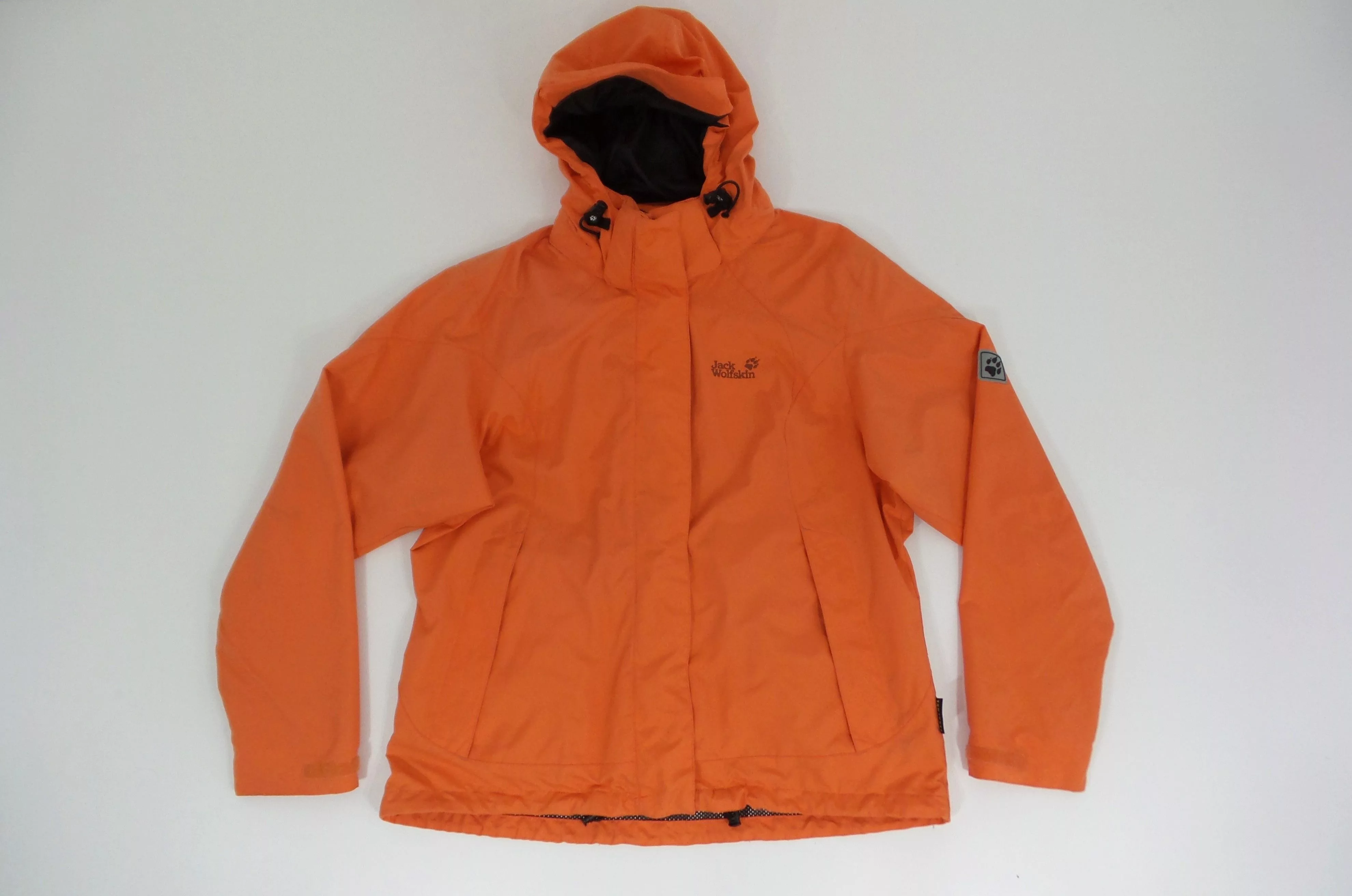 Jack Wolfskin Light Jackets FOR HER Jack Wolfskins Light Zipper Jackets Orange Gorpcore
