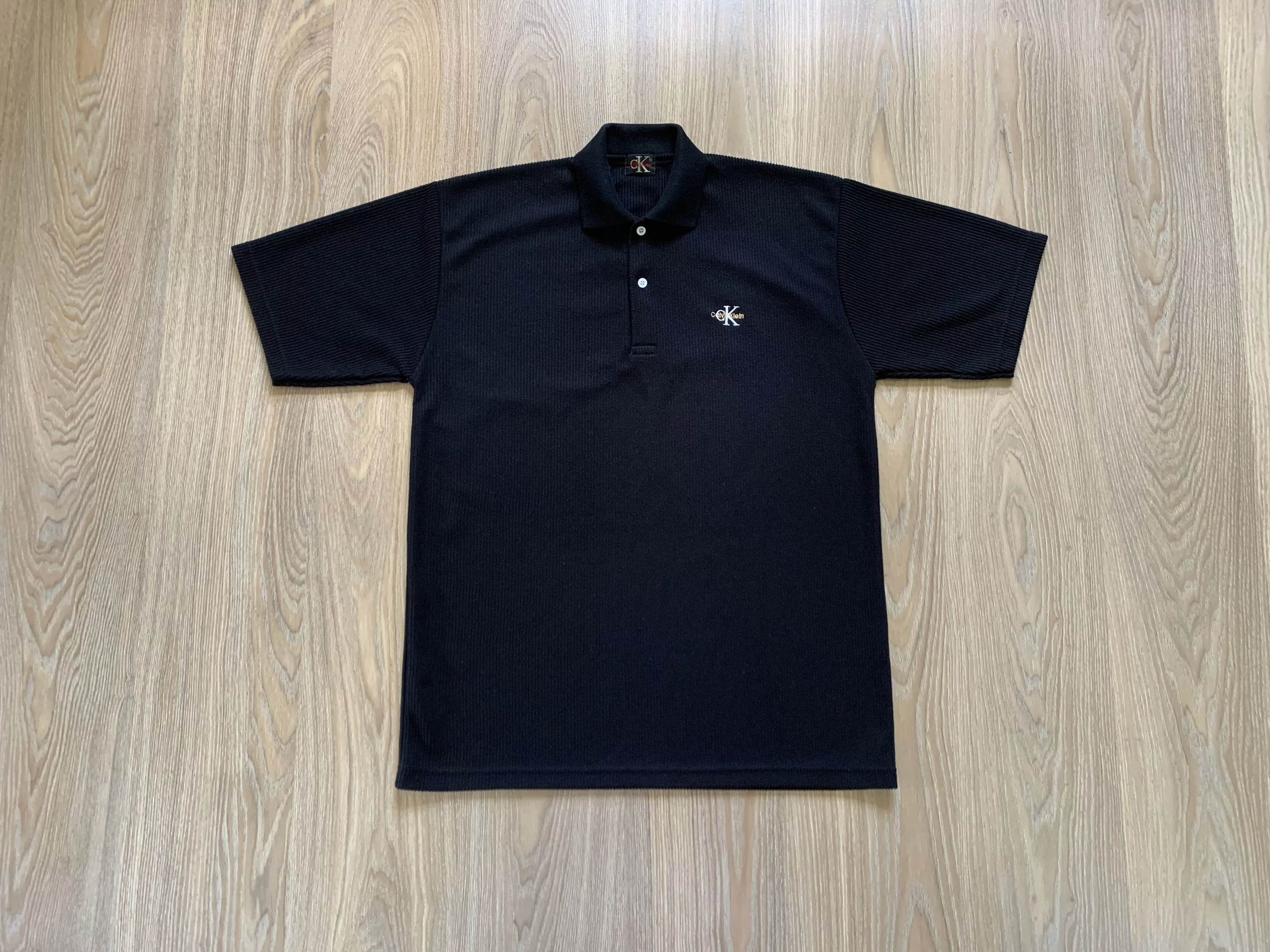Calvin Klein Polos Calvin Klein × Vintage Calvin Klein Vintage Black Polo T Shirt
