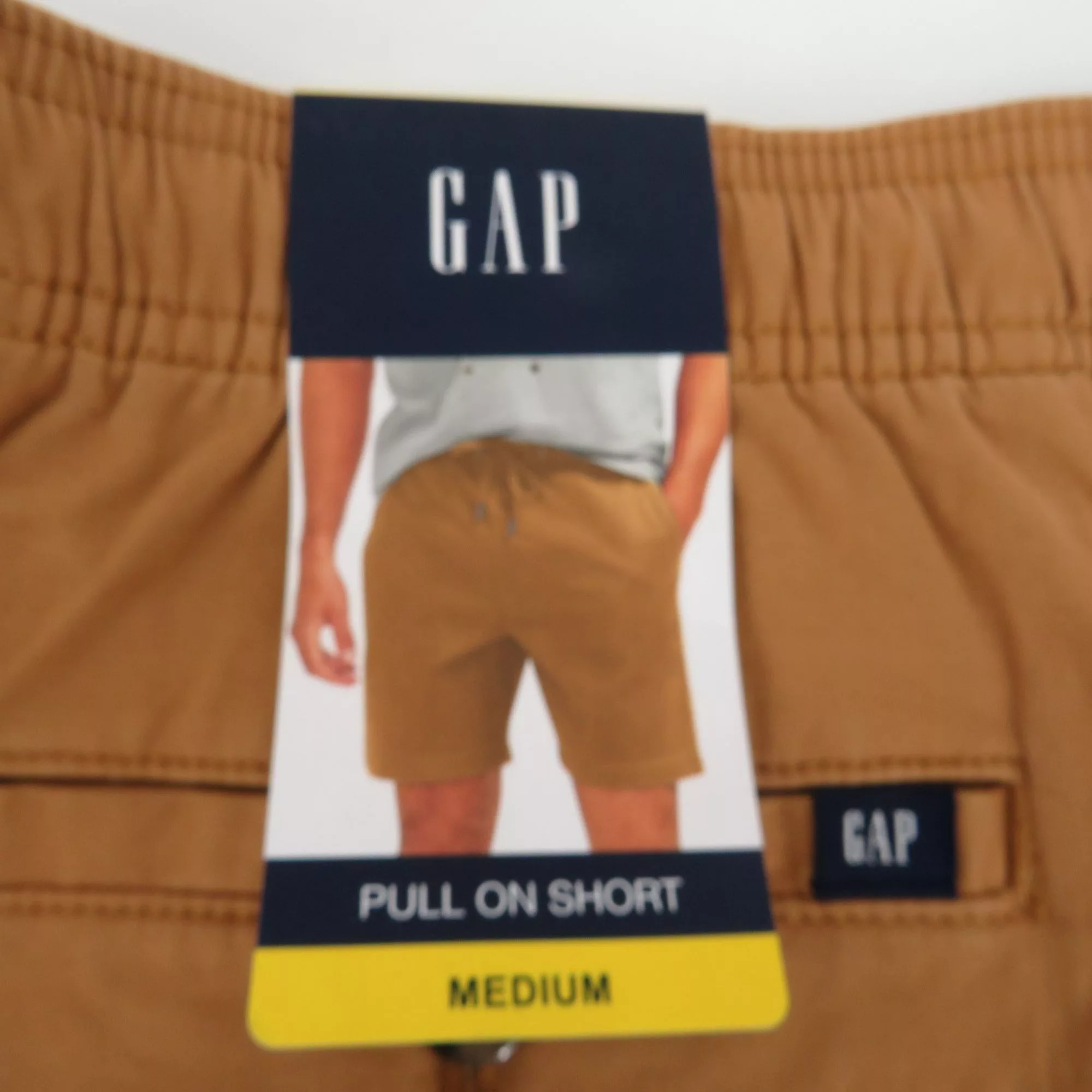 Gap Shorts Gap Men's Brown Sugar Pull-On Shorts Medium NWT $39.95