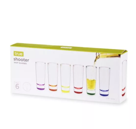 2 oz Shot Glass Shooters S/6