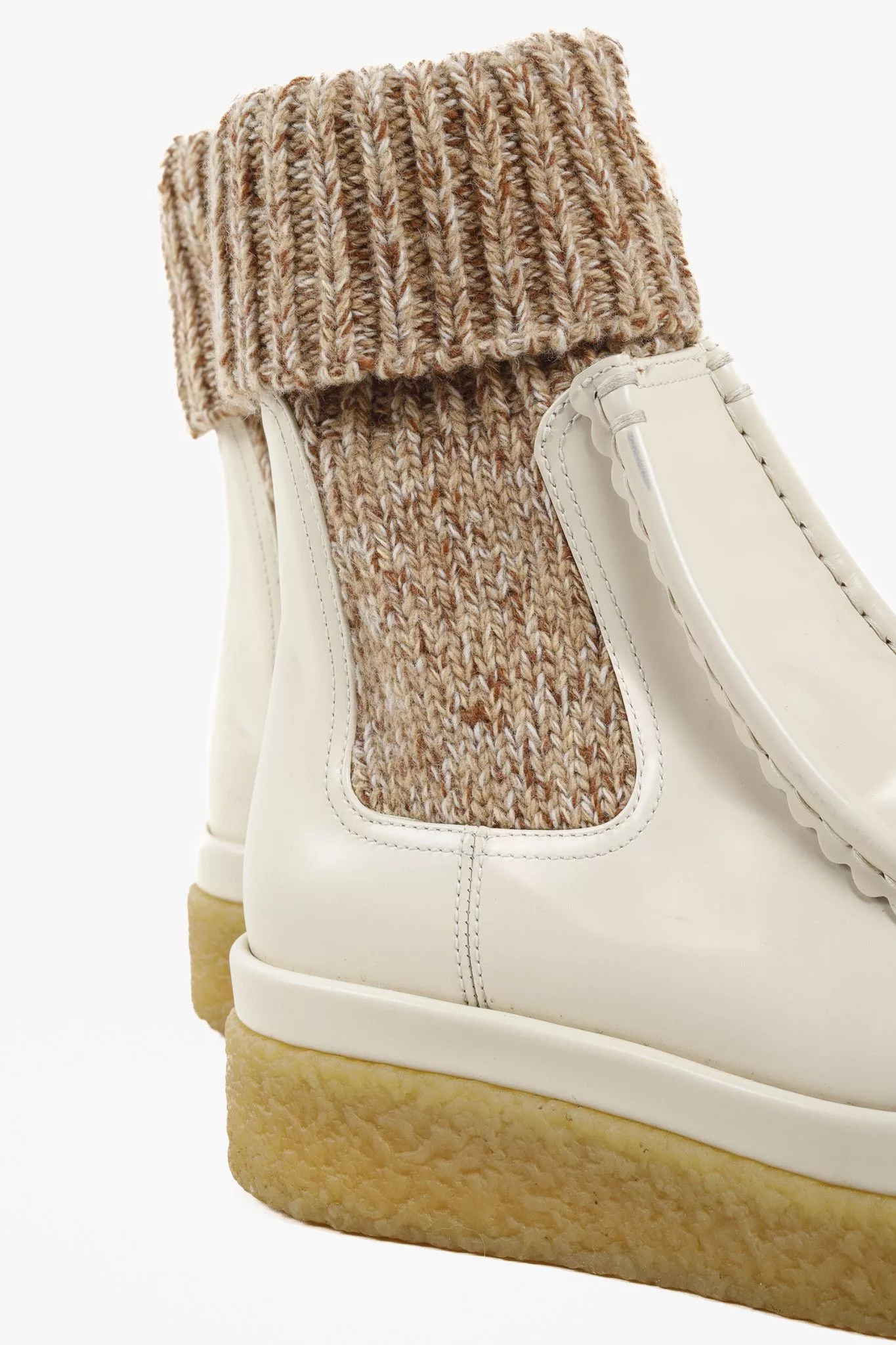 Chloe Boots Chloe Beige Jamie Sock Boots Multi