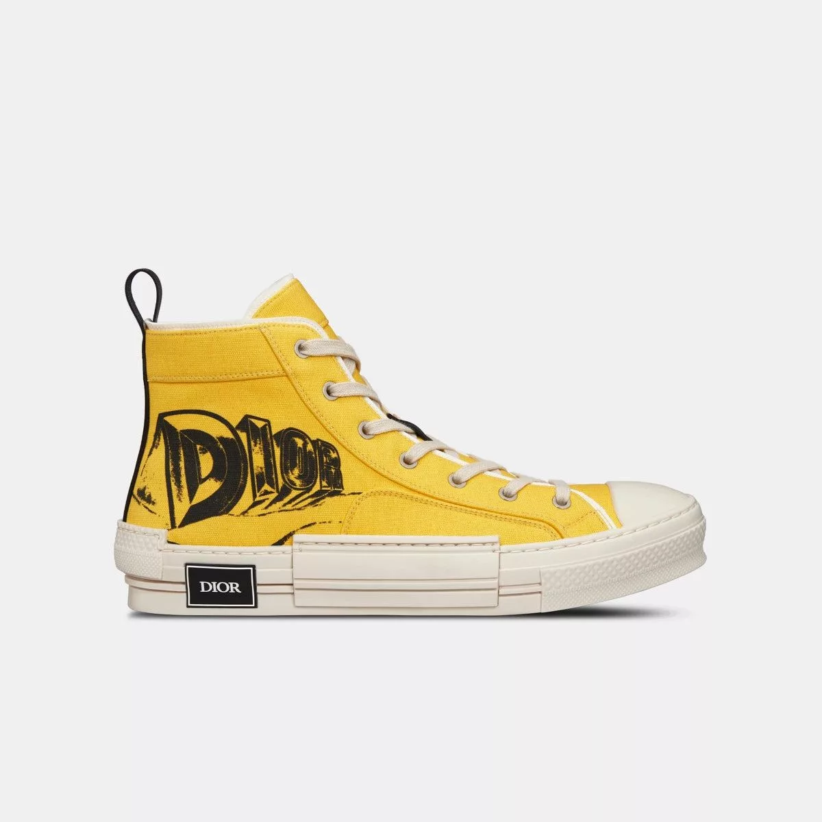 Dior Hi Top Sneakers Dior o1bcso1str0624 High Top Sneaker in Yellow
