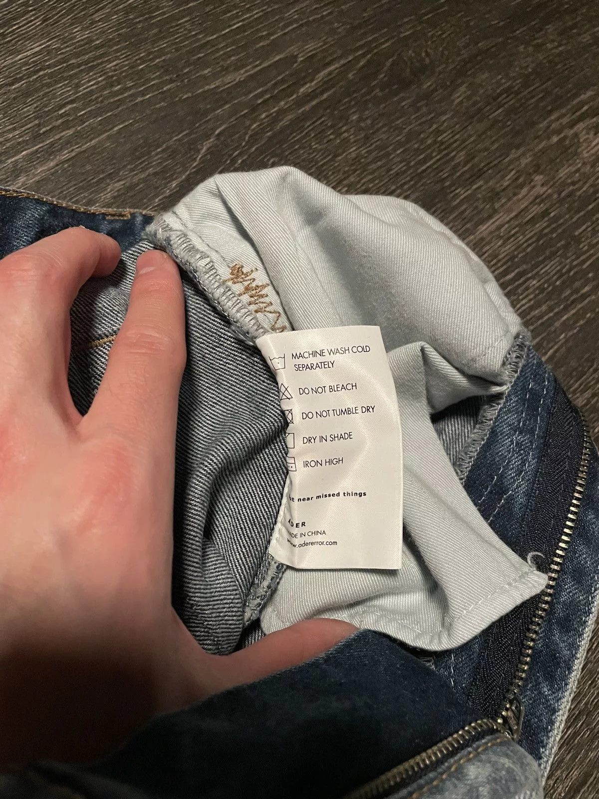 Ader Error Denim Ader Error Blue Montana Denim Jean
