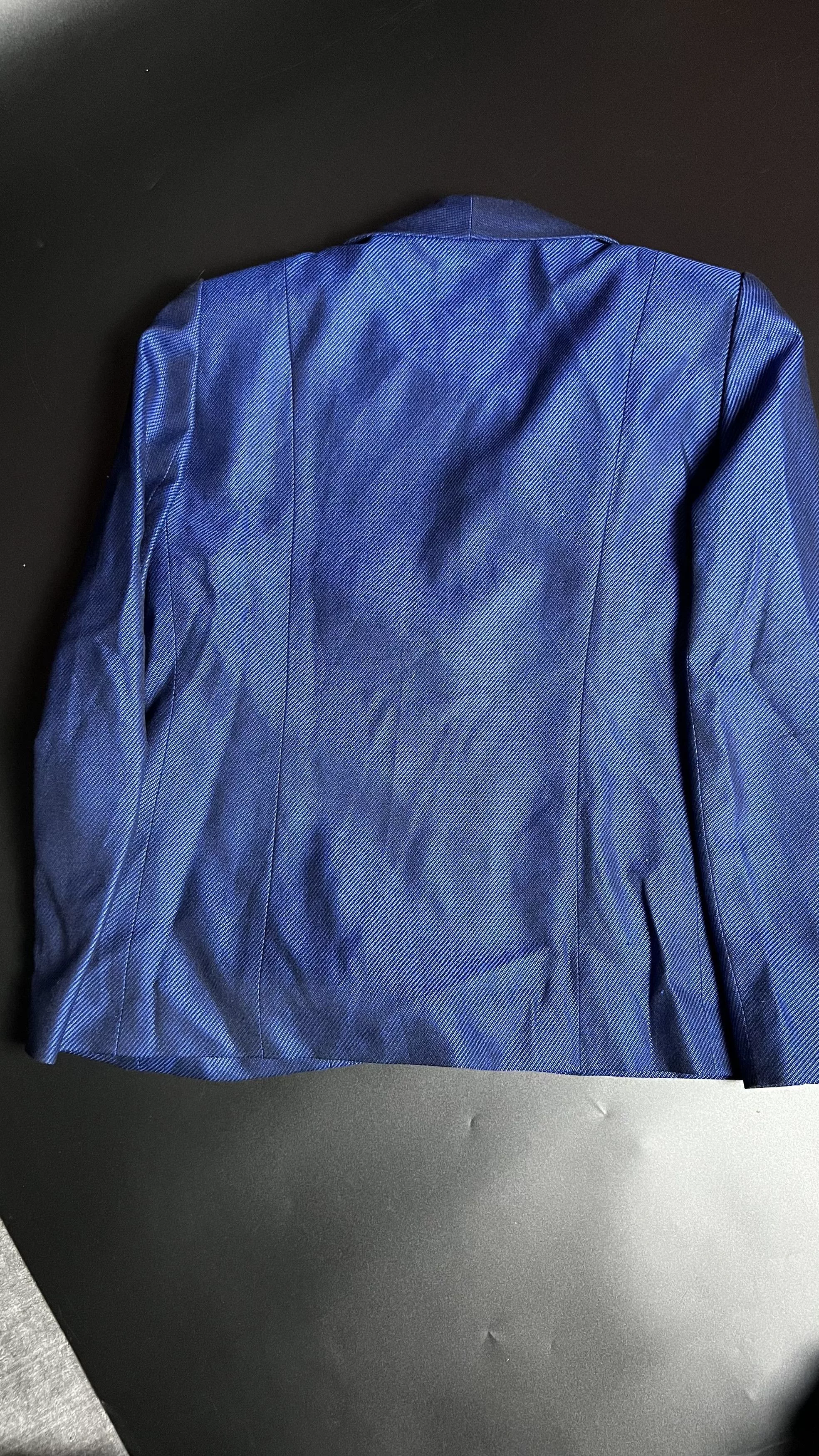 Givenchy Blouses GLAMOUR BY GIVENCHY ROYAL BLUE BLOUSE