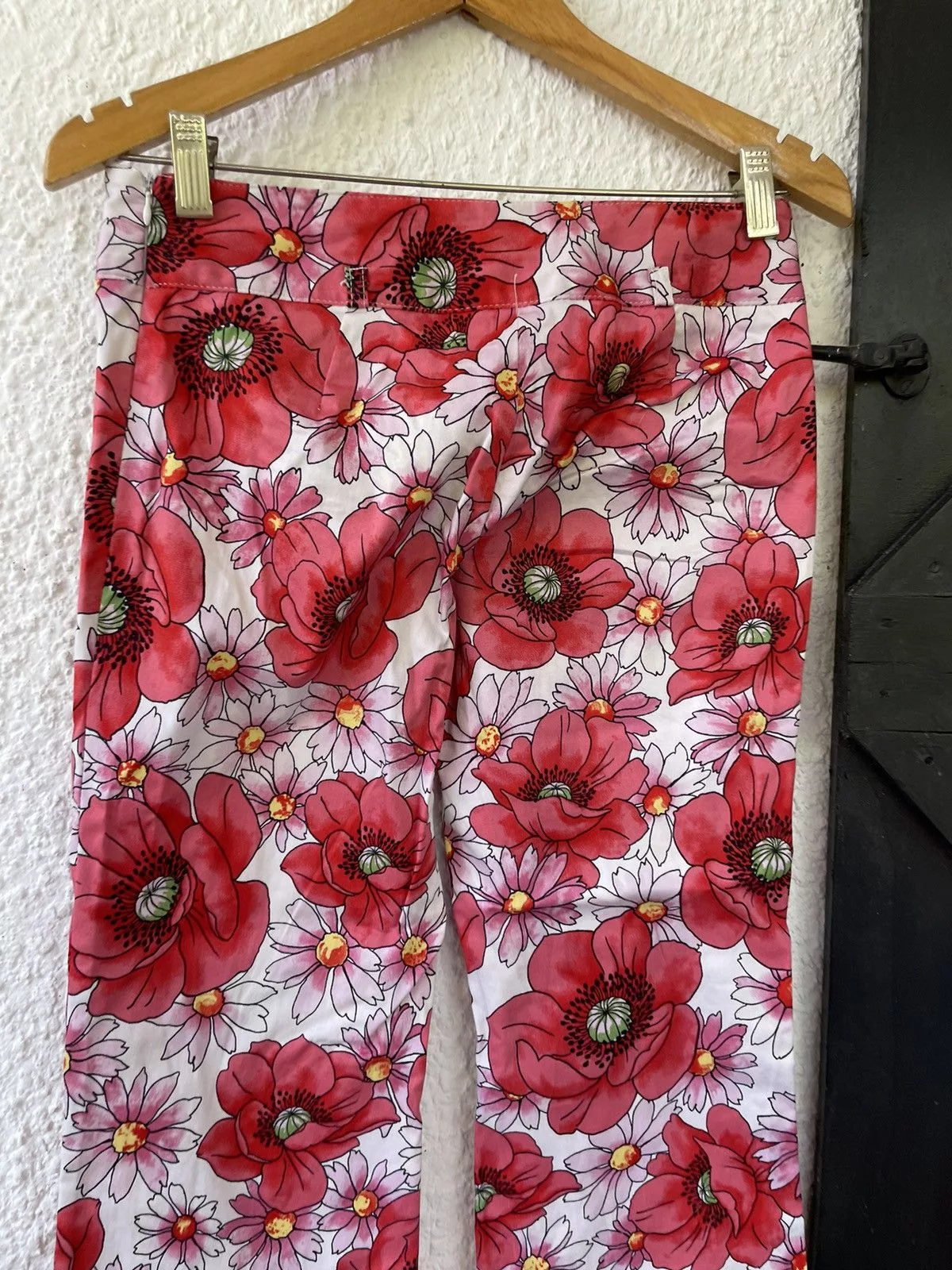 Vintage Pants Vintage Y2k capri Red
