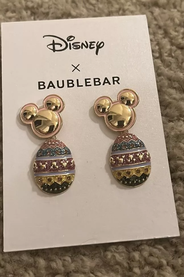 Disney Earrings Baublebar x Disney Mickey Mouse Crystal Easter Egg Earrings Multi