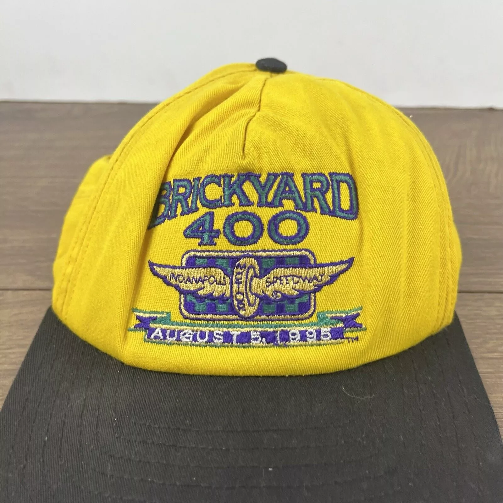 Other Hats Other Brickyard 400 Hat 1995 Hat Yellow Cap Adjustable Yellow Adul