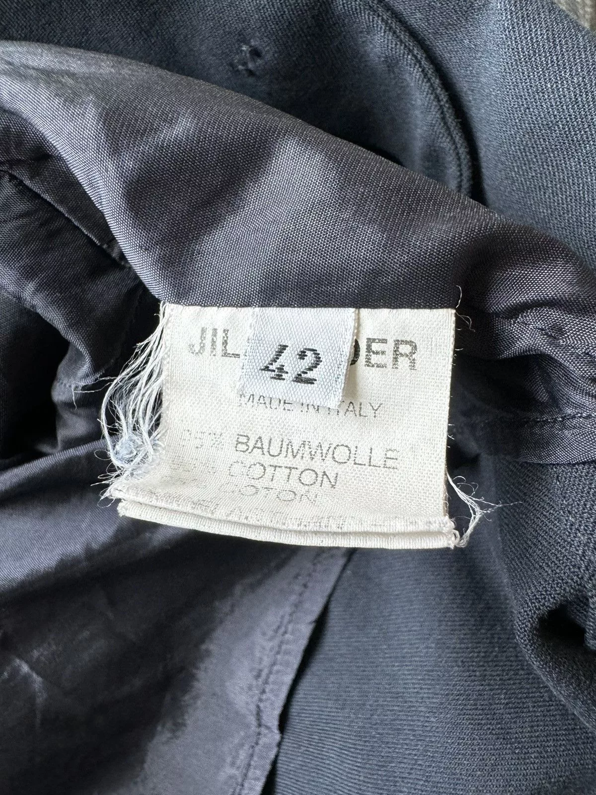 Jil Sander Jackets Vintage Jil sander Chore coat / blazer jacket blue sz 42