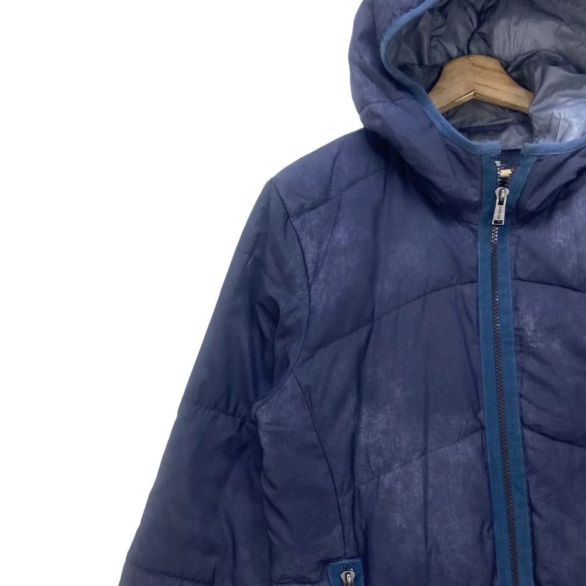Guess Down Jackets Nice Design Guess Puffer Down Jacket Blue