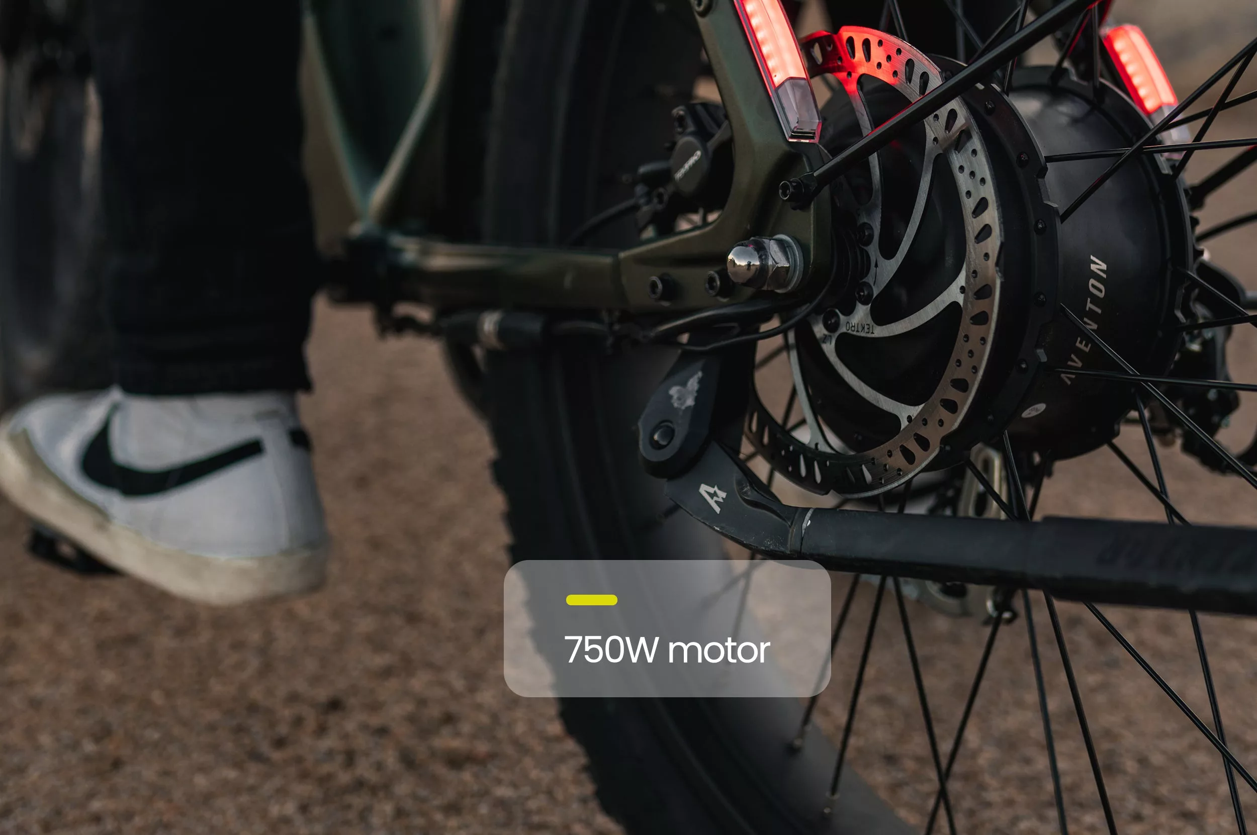 Test bike info - 750W Motor - common