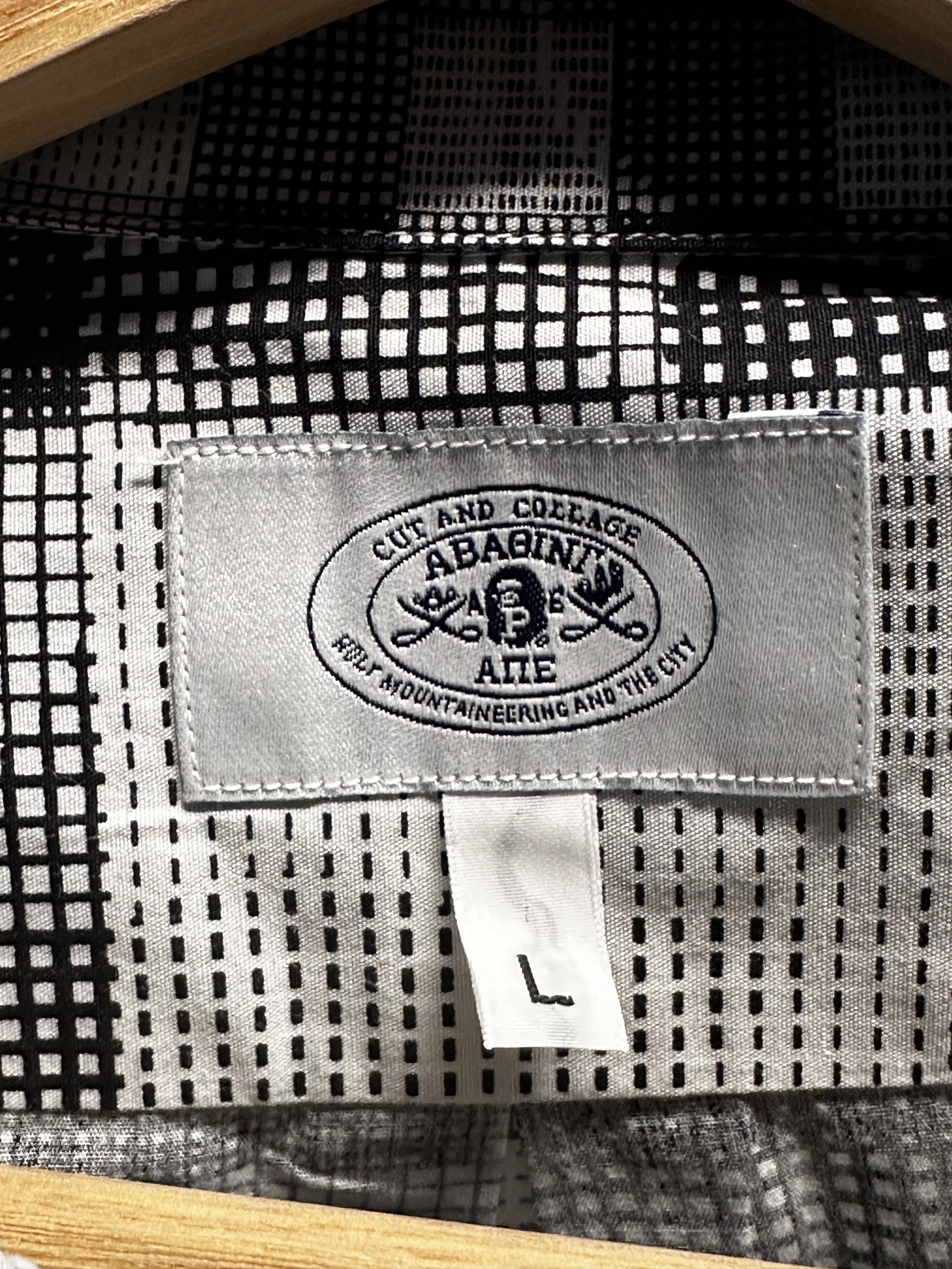 Bape Shirts Button Ups BAPE Checkered Black and White Camo Button Up