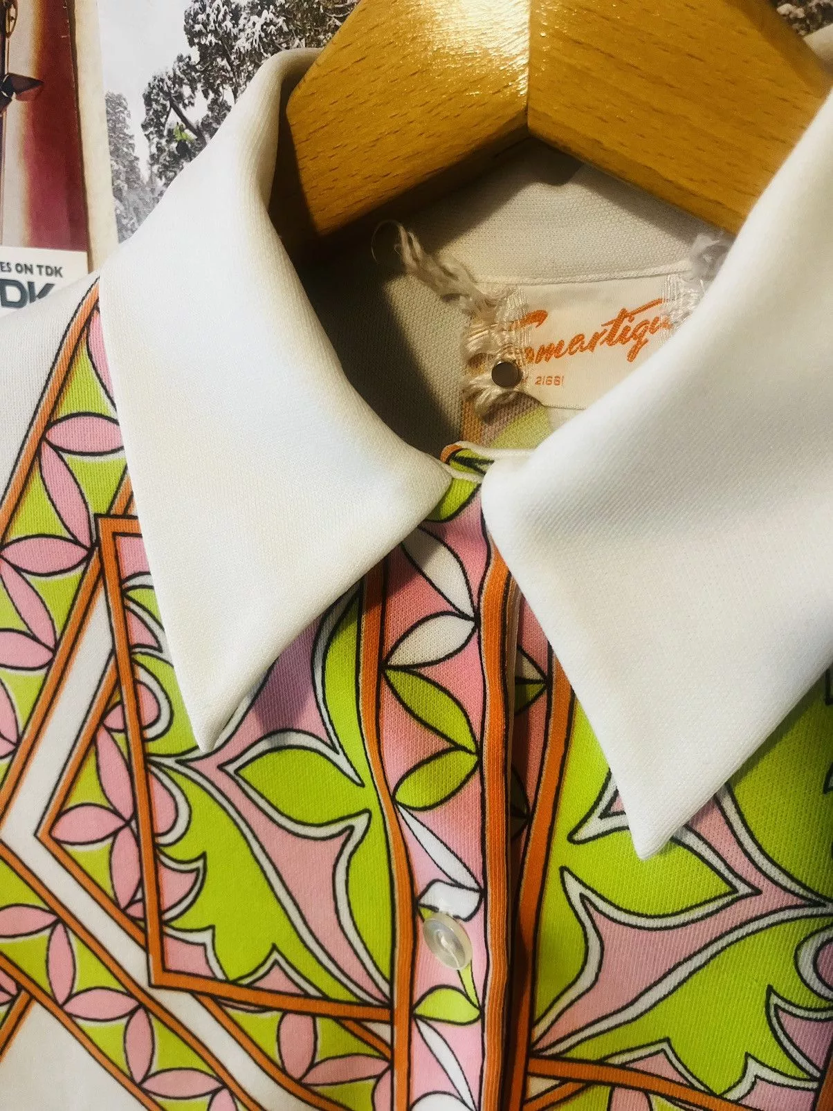 Vintage Blouses Vintage Smartique 1970’s button down blouse Orange