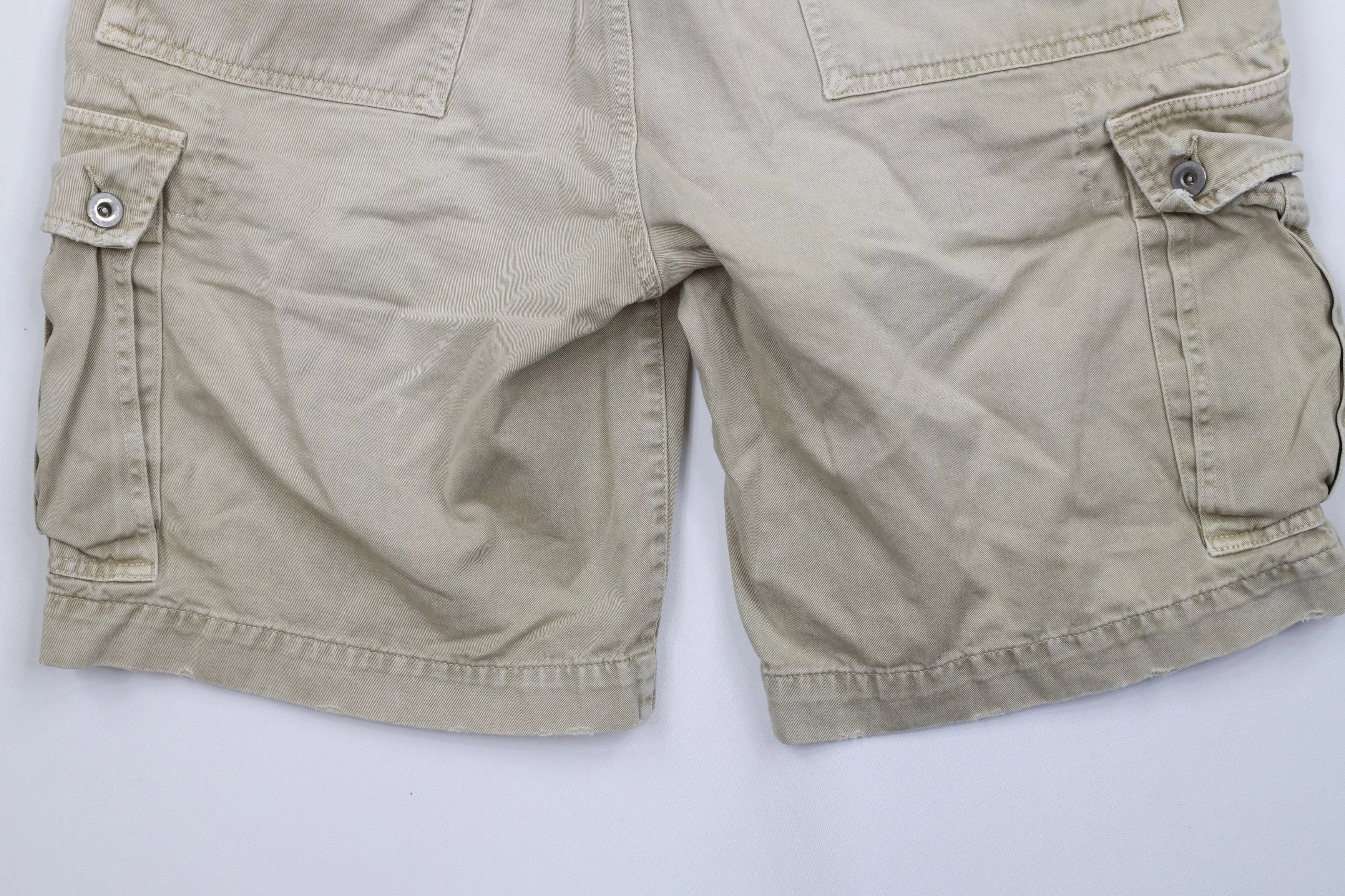American Eagle Outfitters Shorts American Eagle Outfitters × Vintage Vintage American Eagle Outfitters Surplus Cargo Shorts Beige