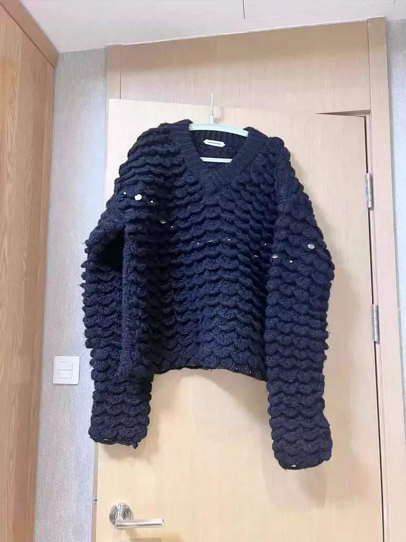 Namacheko Sweaters Knitwear Namacheko 23FW sweater Blue