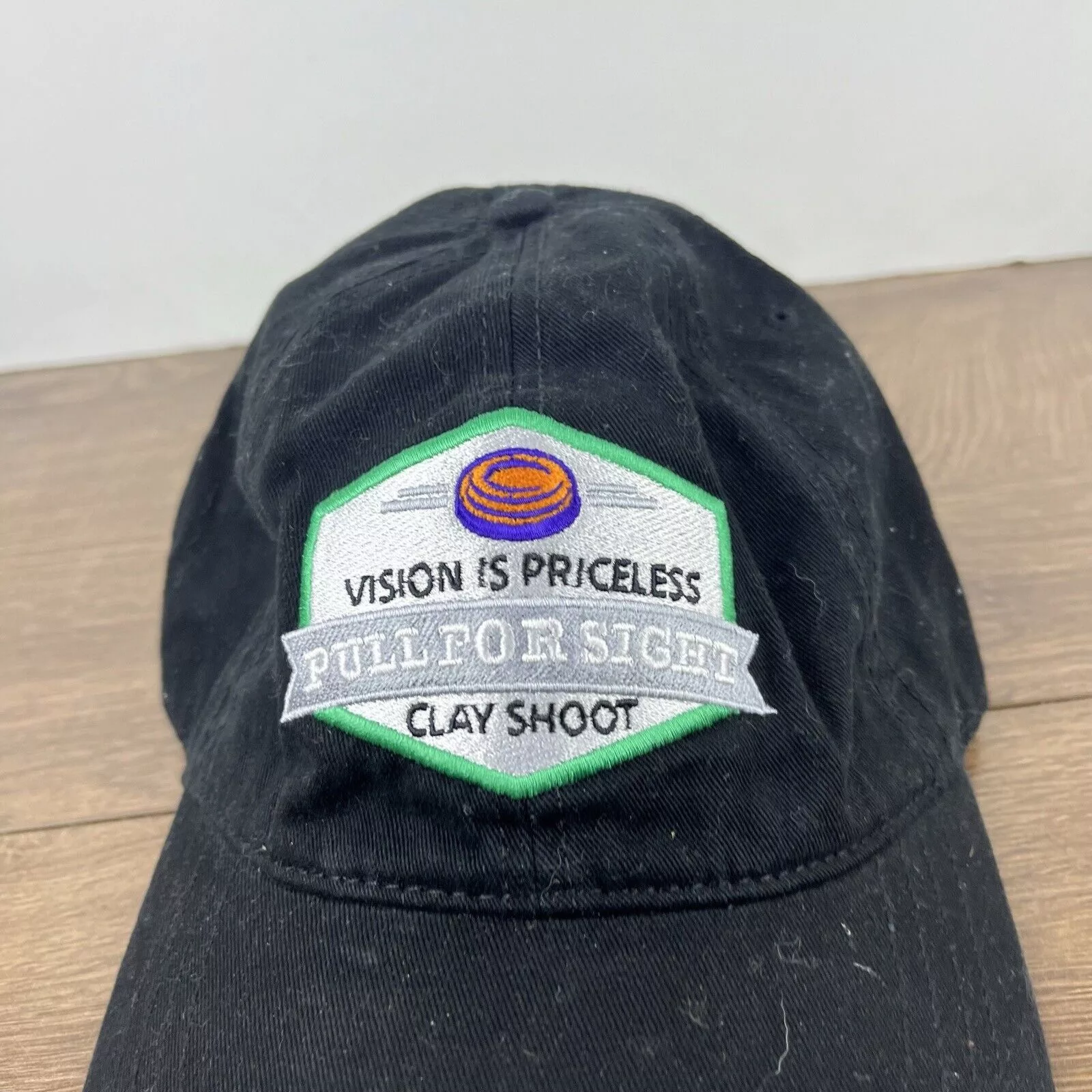 Other Hats Other Pull Por Sight Hat Clay Shoot Black Adjustable Hat Black Adu
