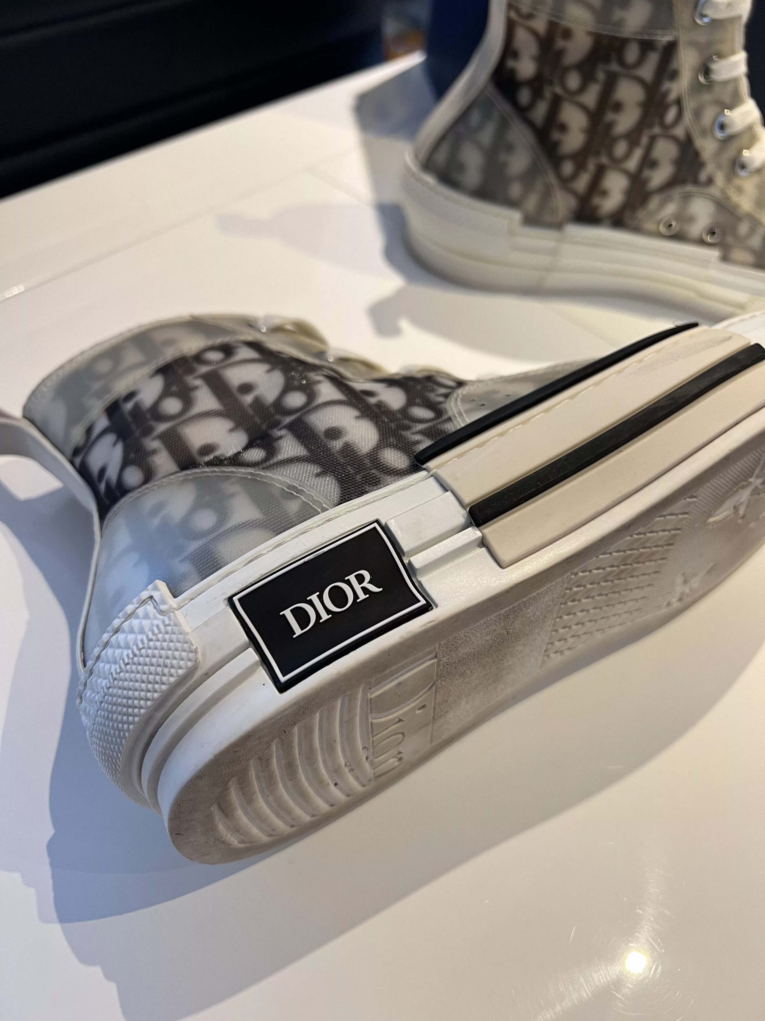 Dior Hi Top Sneakers Dior Men B23 High Top Sneakers Multi
