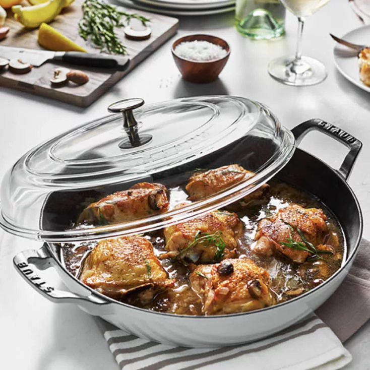 Sauté Pans 3.5-qt Braiser with Glass Lid - Graphite Grey