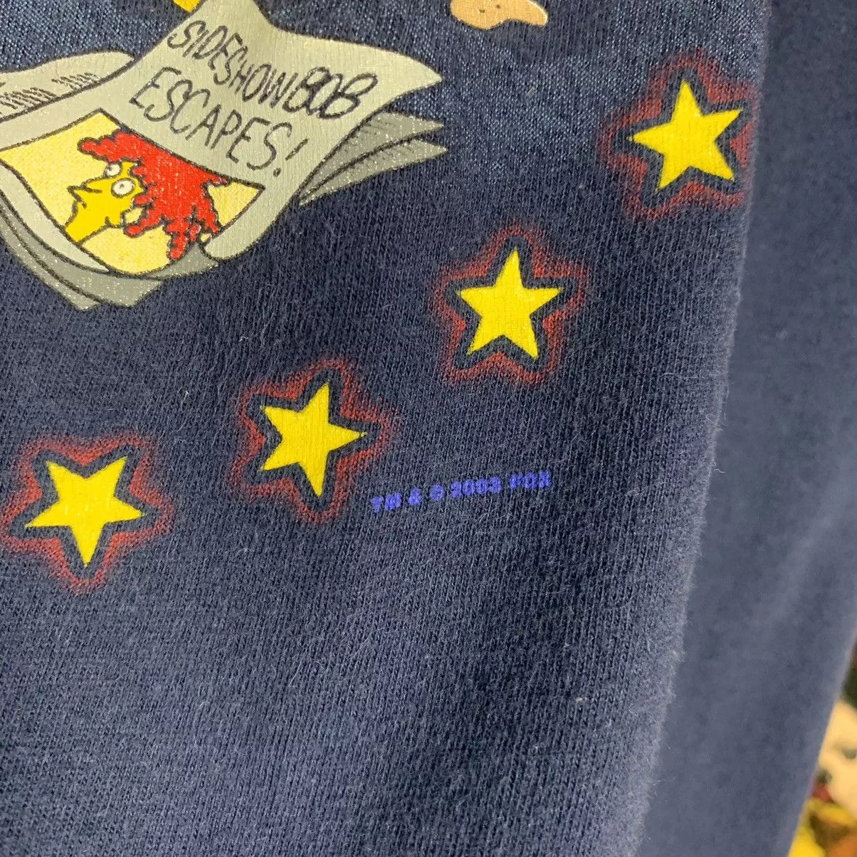 Grailed Short Sleeve T Shirts Grailed × The Simpsons × Vintage vintage simpons american iddle Blue
