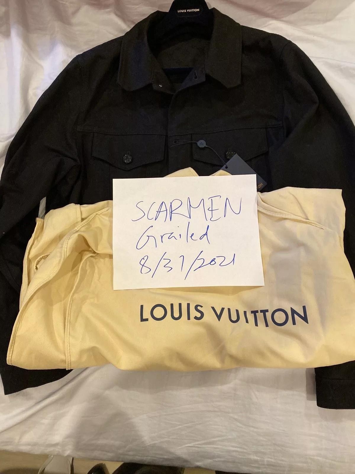 Louis Vuitton Denim Jackets Louis Vuitton denim monogram jacket Black