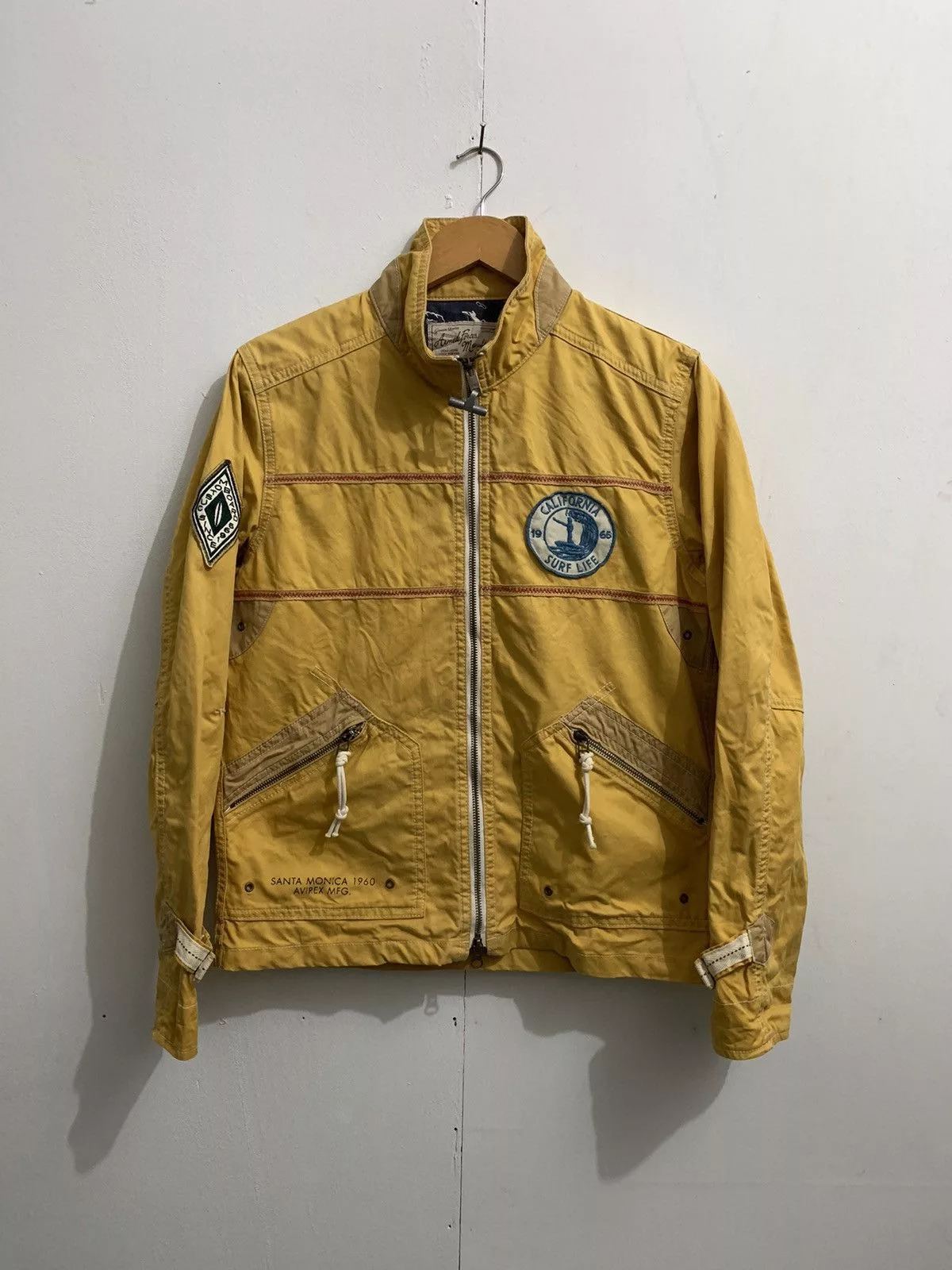 Avirex Denim Jackets Avirex × Beauty Beast Avirex California Surf Life Jacket Yellow