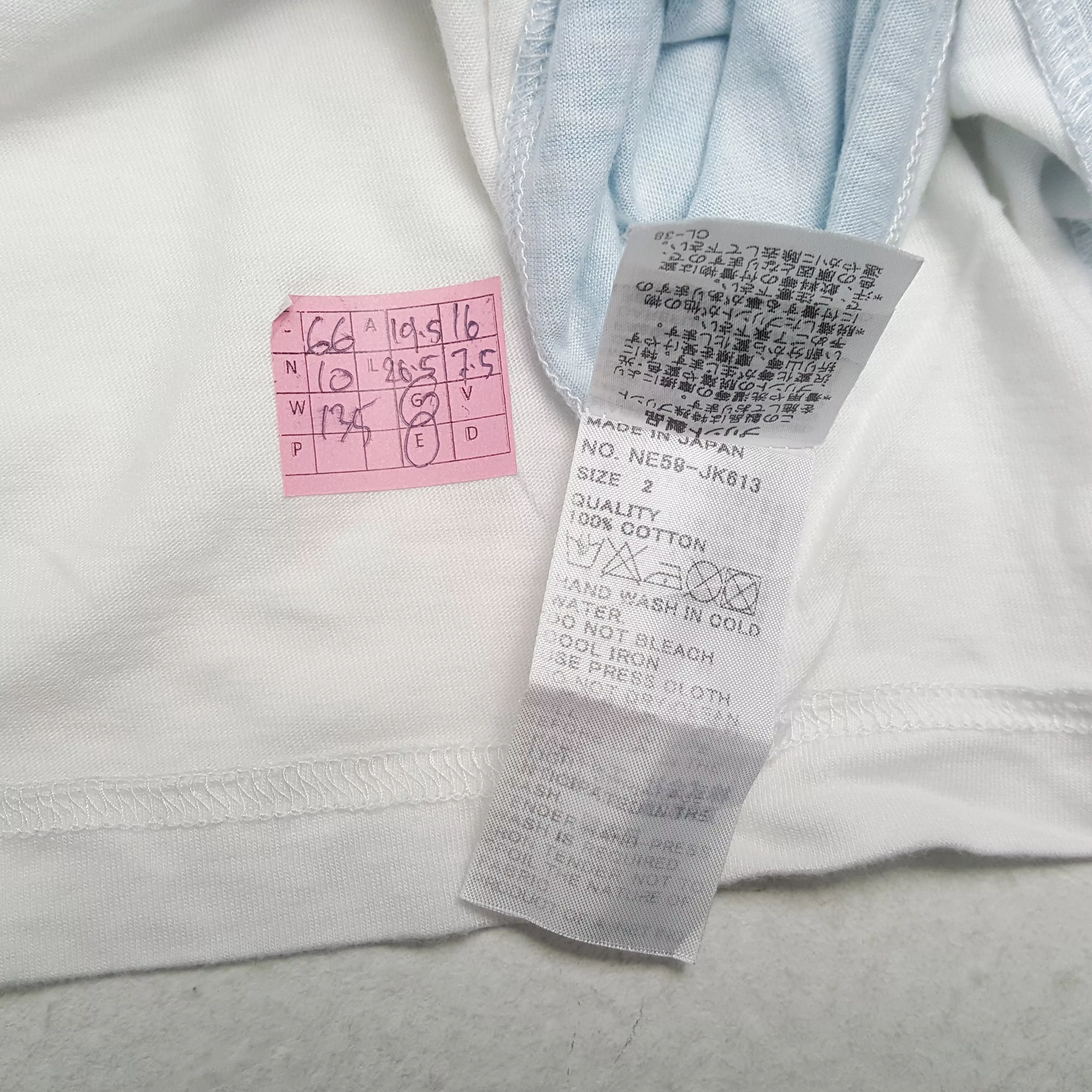 Designer Short Sleeve T Shirts Designer × Japanese Brand × Ne-Net NE-NET Japanese Designer Brand Tshirt Issey Miyake White