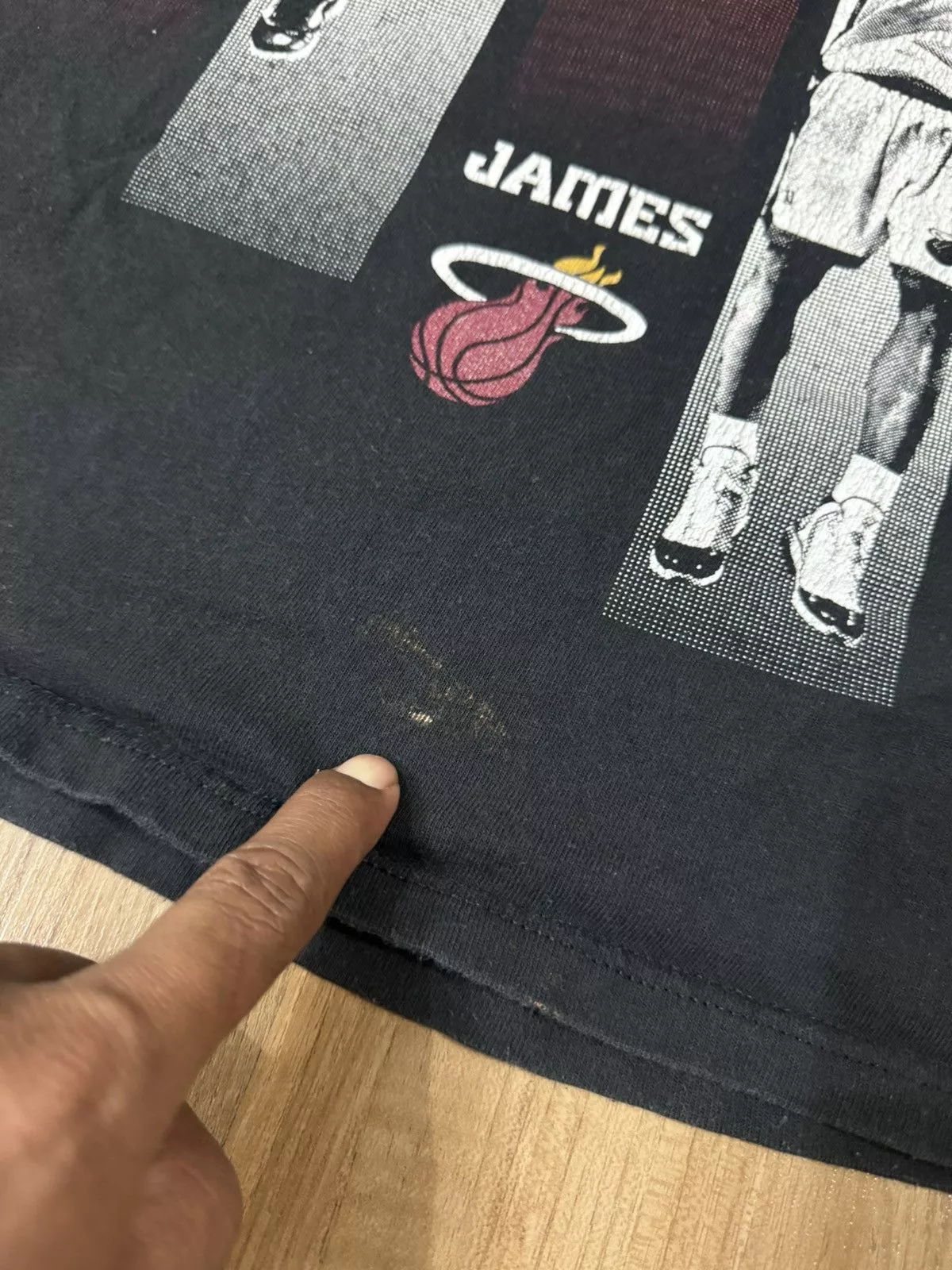 NBA Short Sleeve T Shirts NBA LE BRON JAMES TSHIRT Black