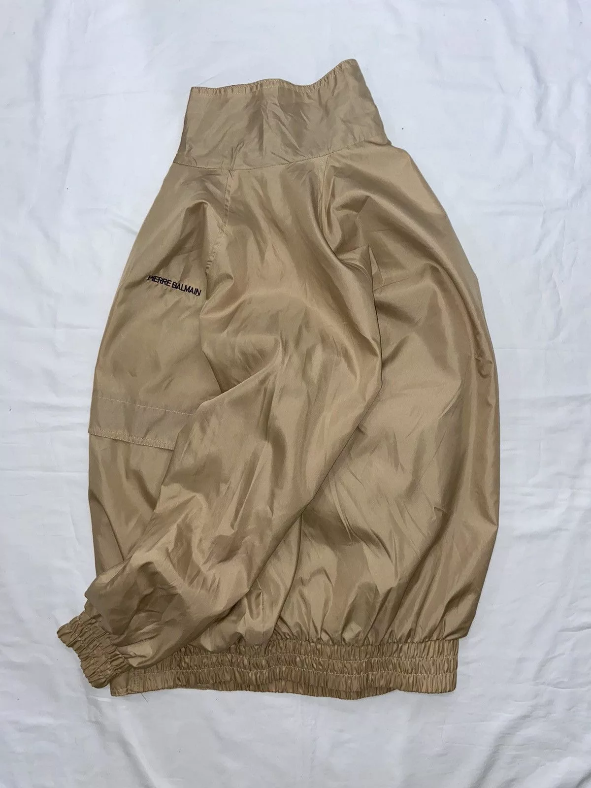 Pierre Balmain Light Jackets Pierre Balmain × Vintage Pierre Balmain Vintage 90s Beige Navy Light Jacket Luxury