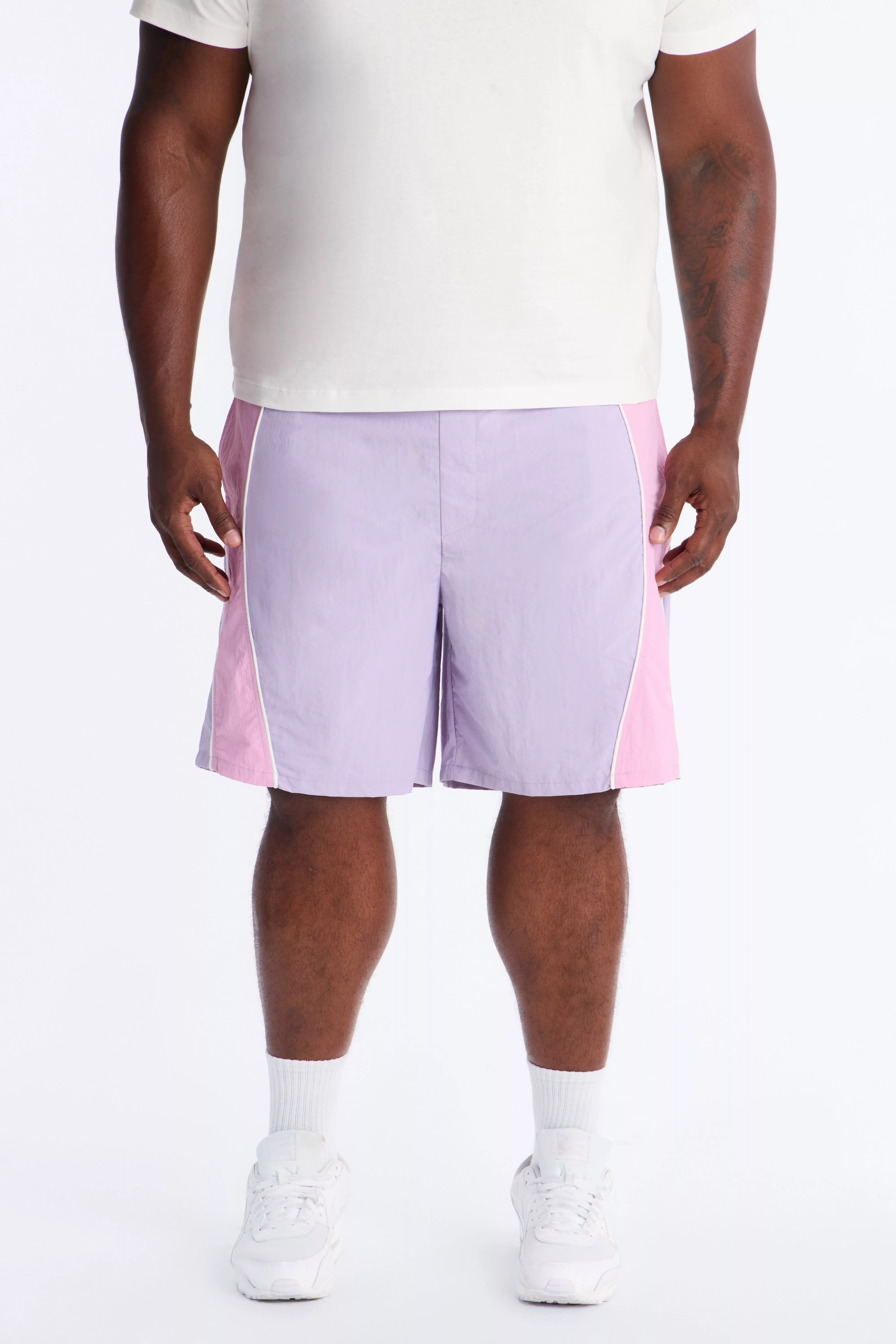 Relaxed Osaka Block Short - Purple/combo