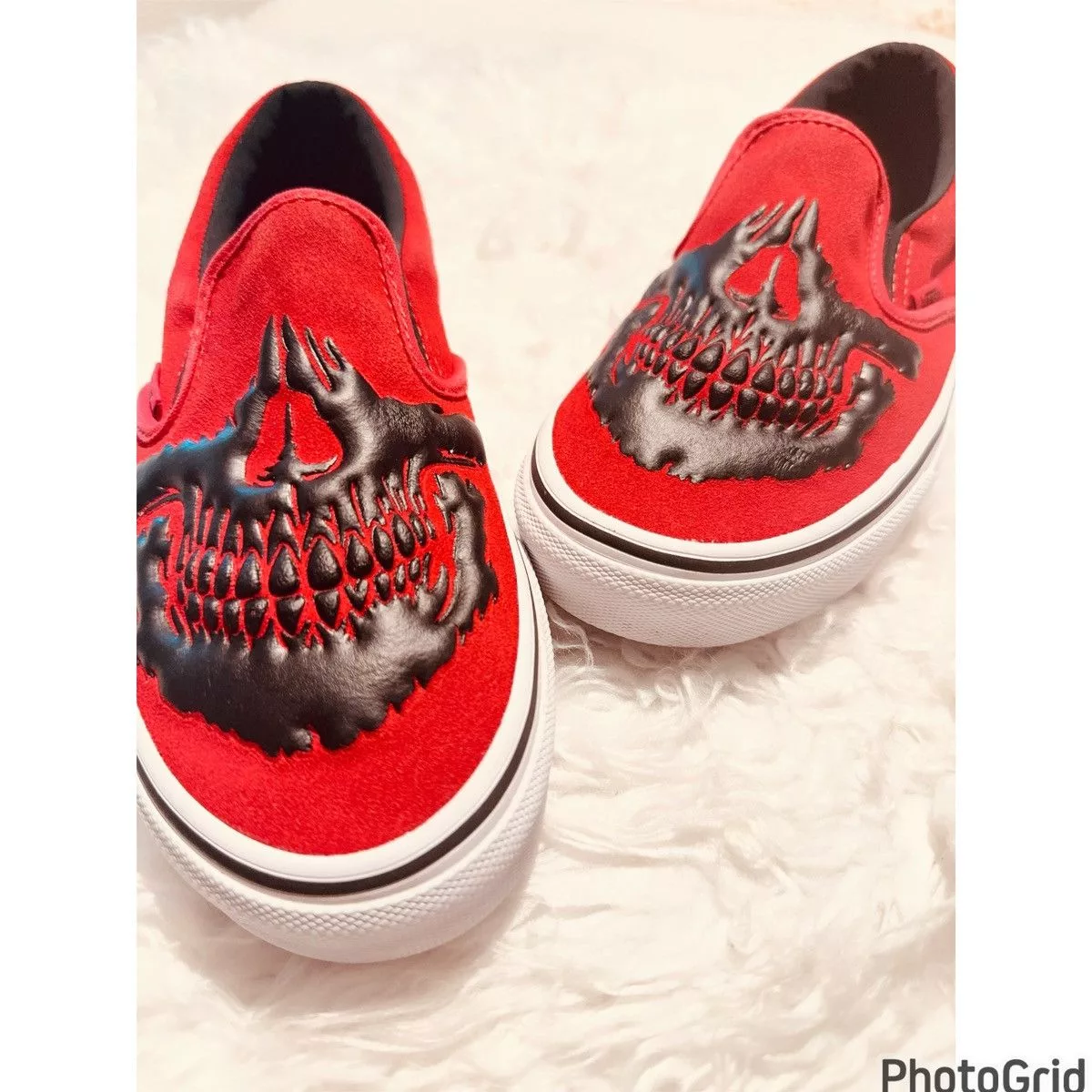 Vans Slip Ons Vans Jawbone Red