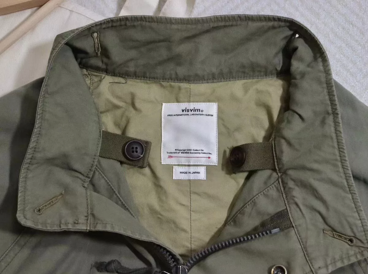Visvim Parkas Visvim 23aw Spot Six Five Fishtail Parka Green