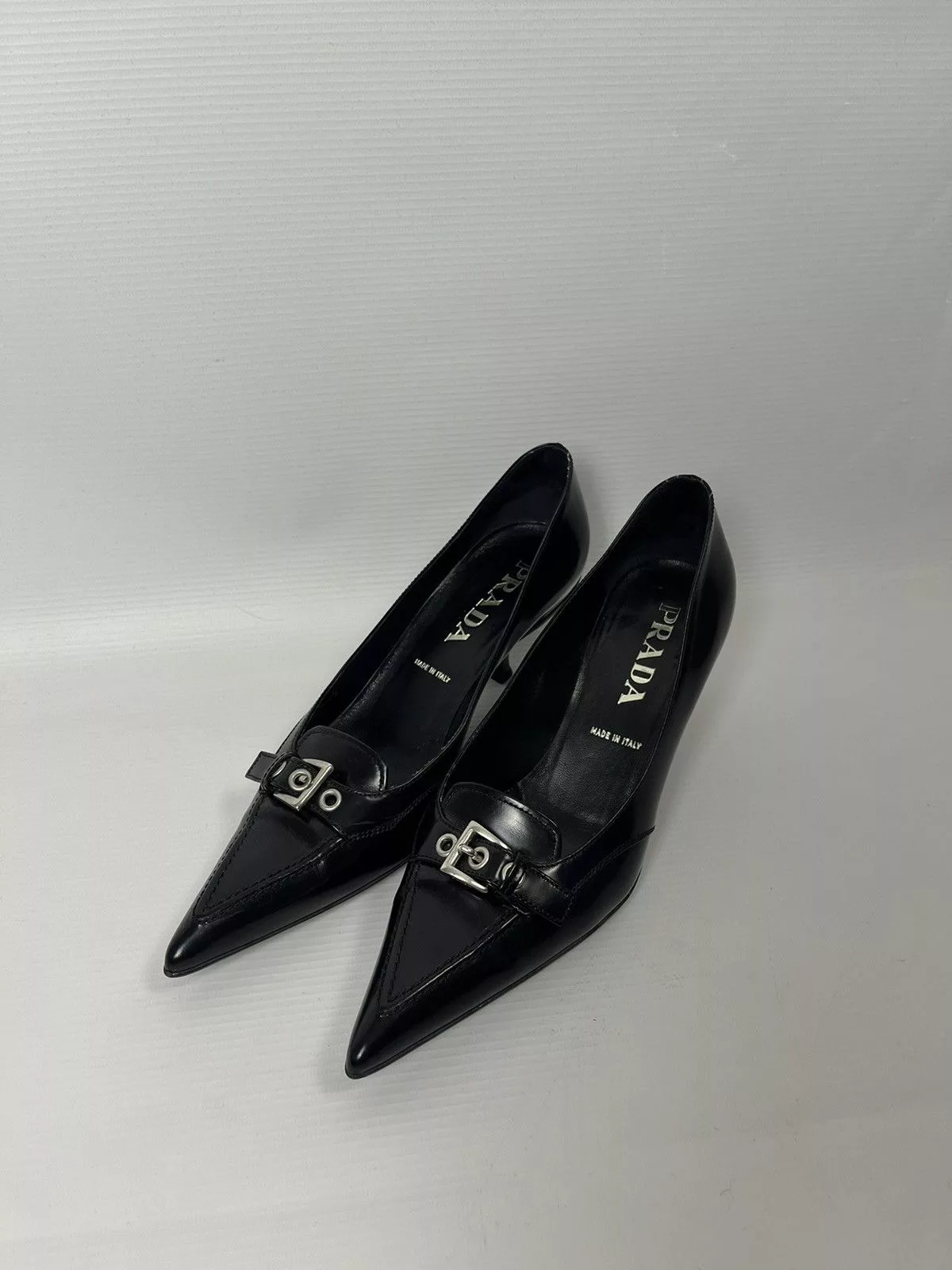 Prada Heels Prada × Vintage Prada vintage kitten heels rare Black