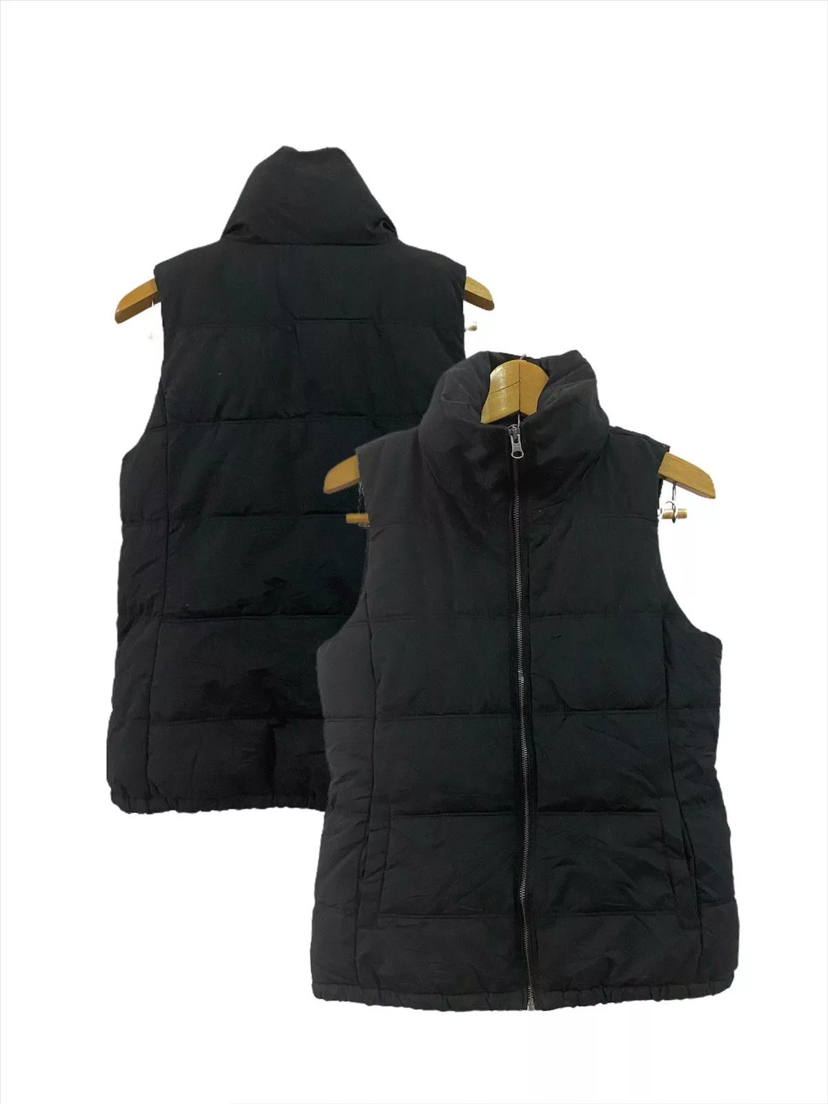 Old Navy Vests Old Navy Puffer Goose Down Vest Black