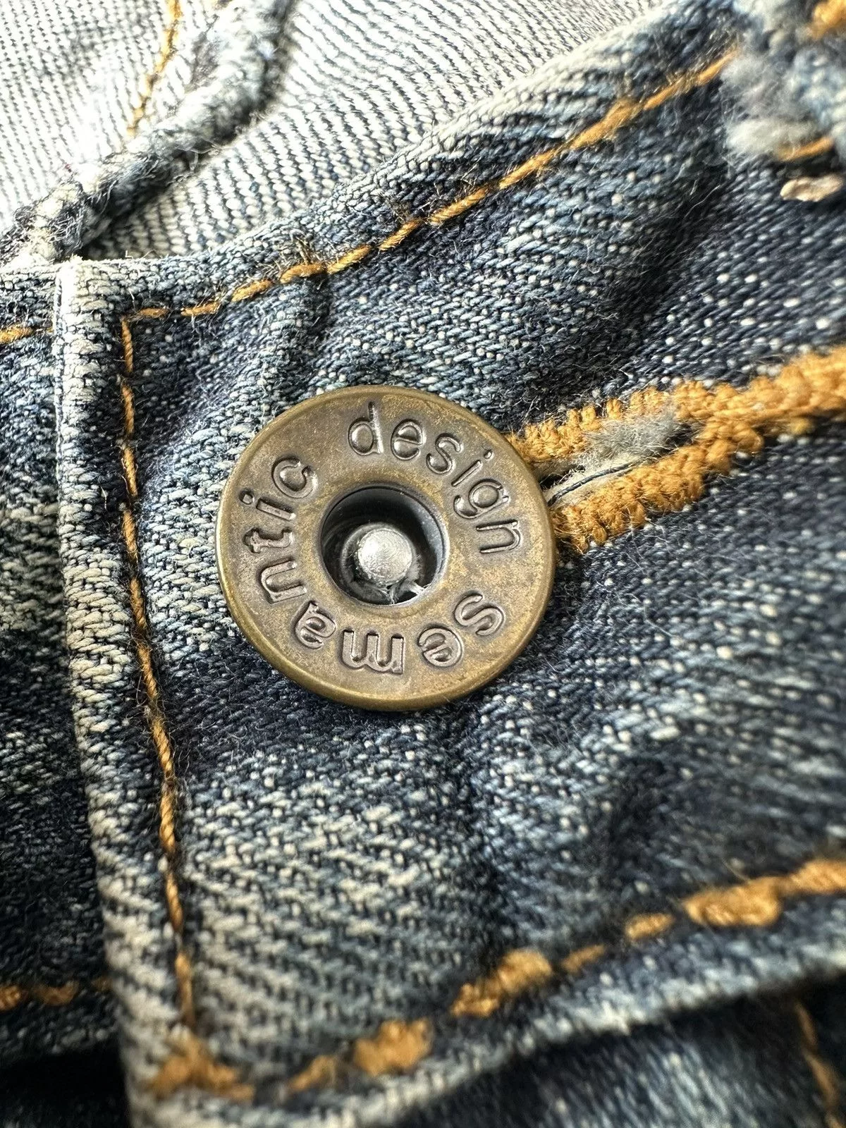 semanticdesign Denim Early 00’s Semanticdesign mudmax paneled jeans Multi Avant-Garde