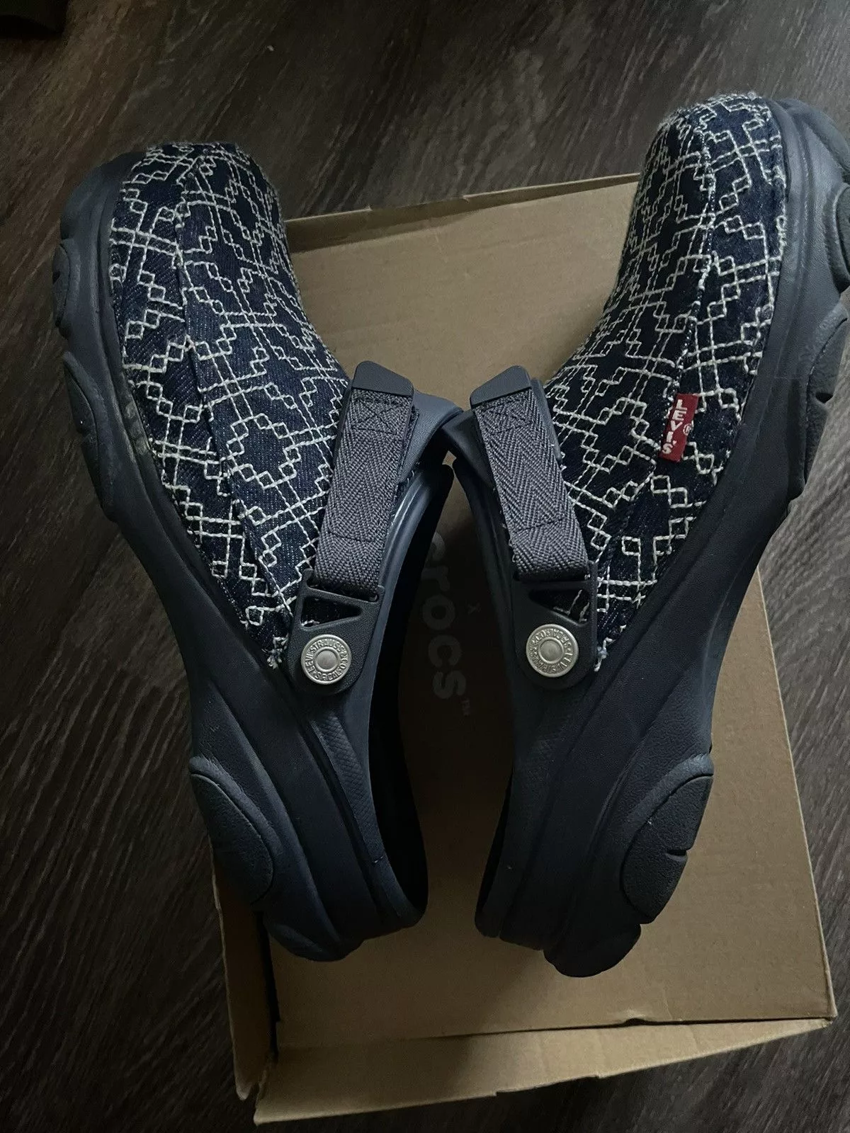 Crocs Slip Ons Crocs × Levi's Levi’s crocs Blue