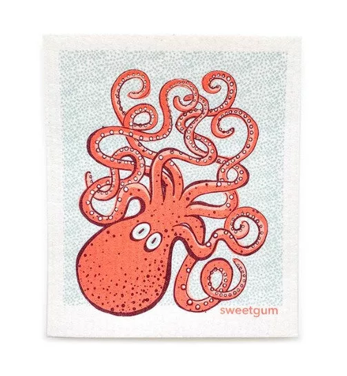 Octopus Swedish Dishcloth