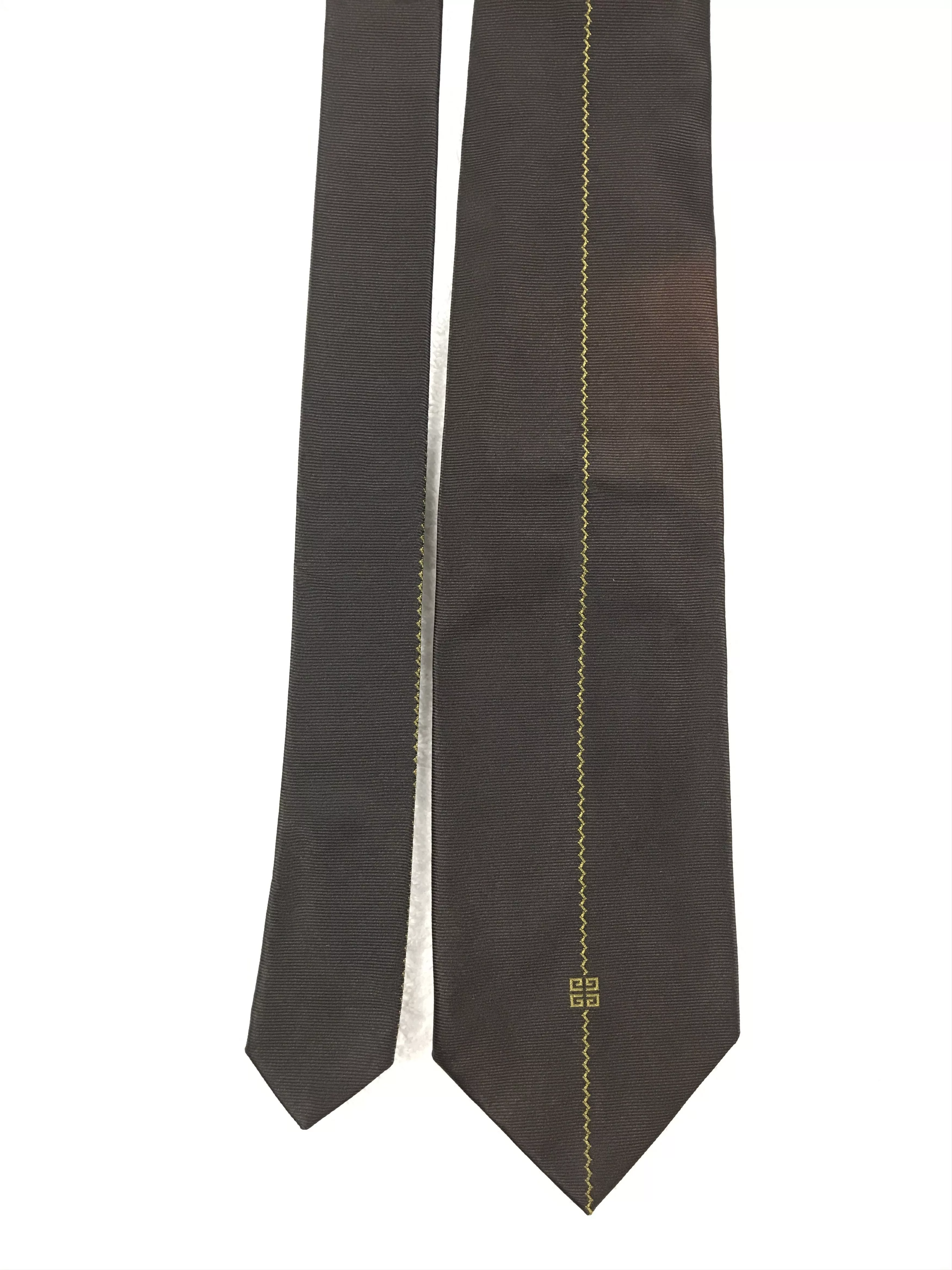 Givenchy Ties Pocketsquares Vintage Givenchy Silk Necktie Brown