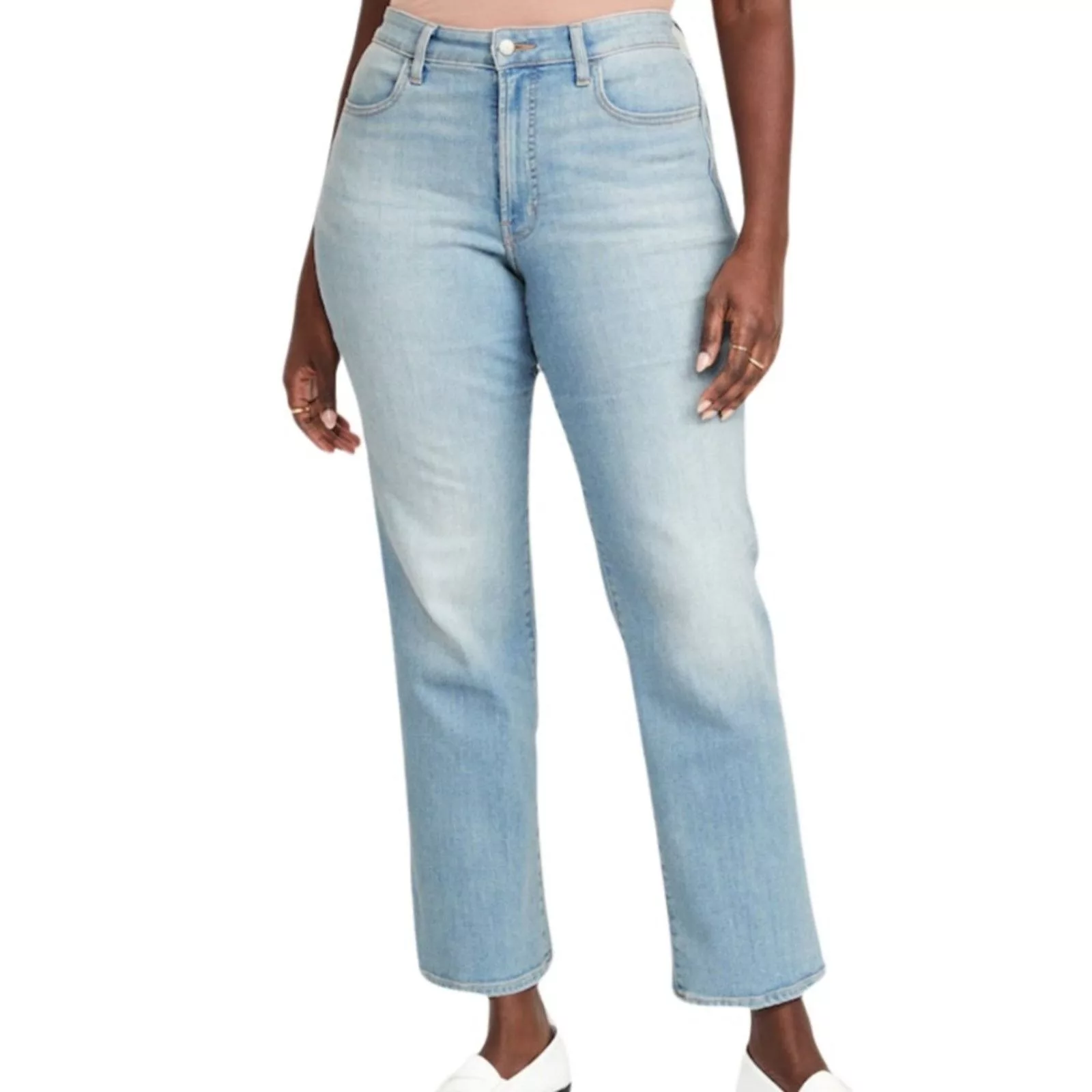 Old Navy Jeans Old Navy High-Waisted Wow Loose Jeans - Light Wash Sz 18S Blue