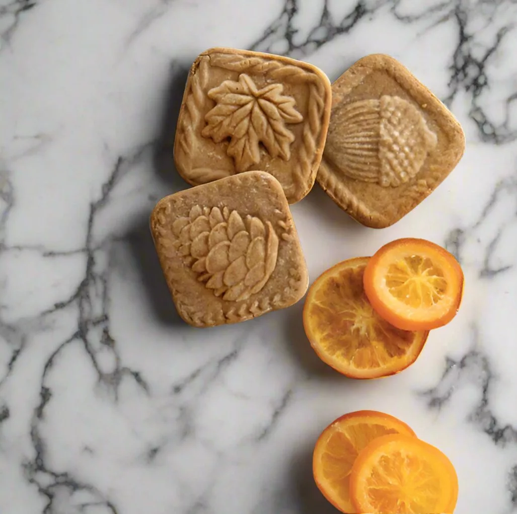 Fall Forest Springerle Cookie Stamps