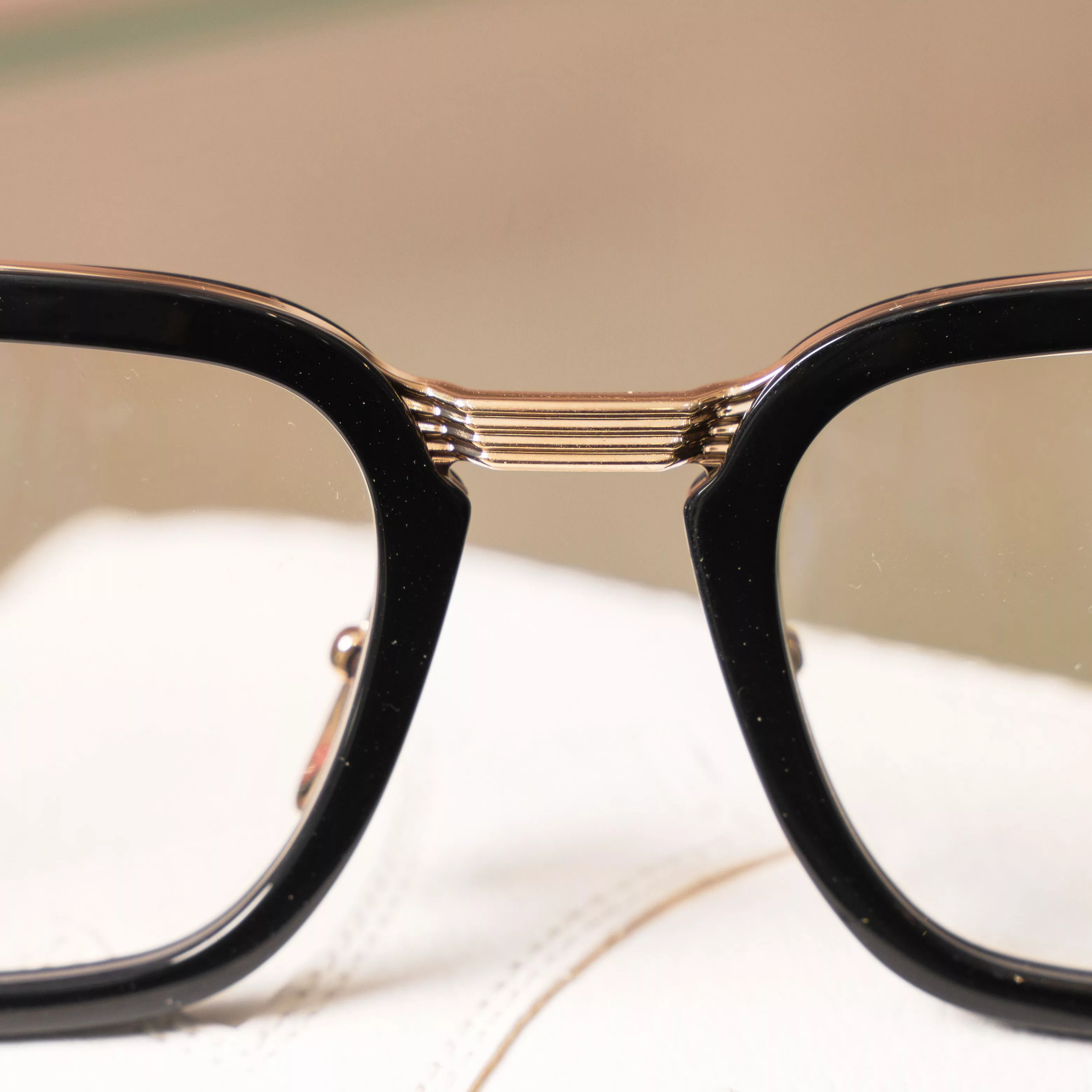 Chrome Hearts Glasses CHROME HEARTS OVERPOKED BLACK PLASTIC/GOLD PLATED