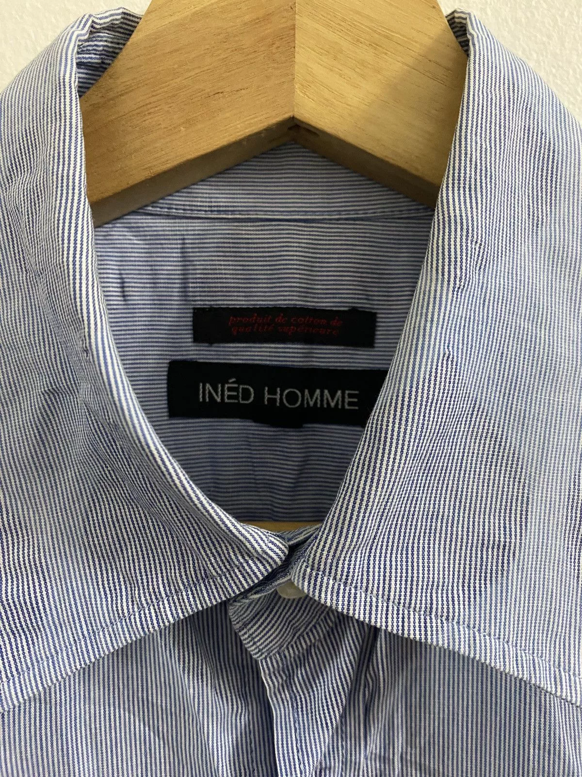 Issey Miyake Shirts Button Ups Issey Miyake × Vintage × Yohji Yamamoto 🔥FINAL DROP🔥 INED HOMME by YOHJI YAMAMOTO Shirt Blue