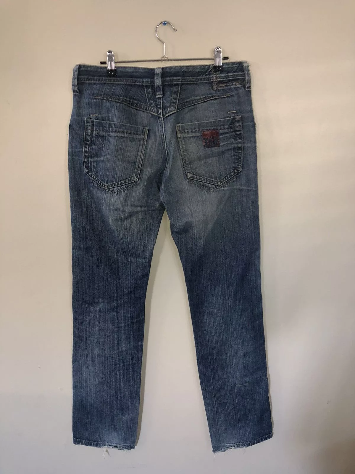 Marithe + Francois Girbaud Denim Marithe + Francois Girbaud Marithe Francois Girbaud scratch jeans Blue