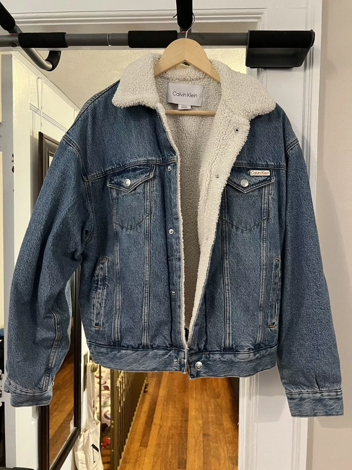 Calvin Klein Denim Jackets Calvin Klein Denim/Sherpa Jacket Blue