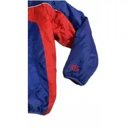 NFL Denim Jackets Vintage 1990s NFL Varsity Jacket Double Sided New York Multi