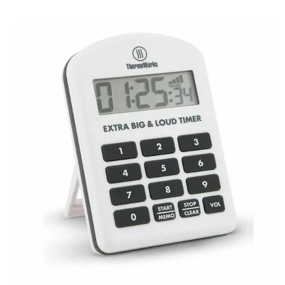 Big & Loud Timer White