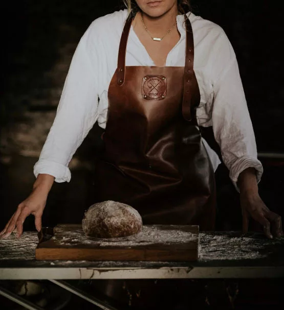 Classic Apron - Dark Brown/Dark Brown